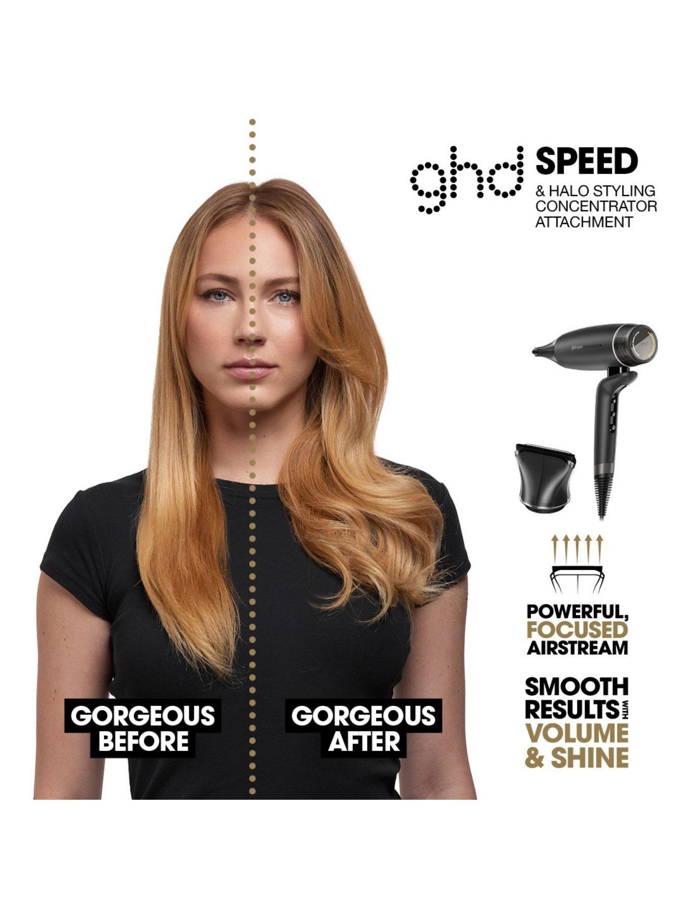 Image 2 of 7 of ghd Speed Hair Dryer in Black