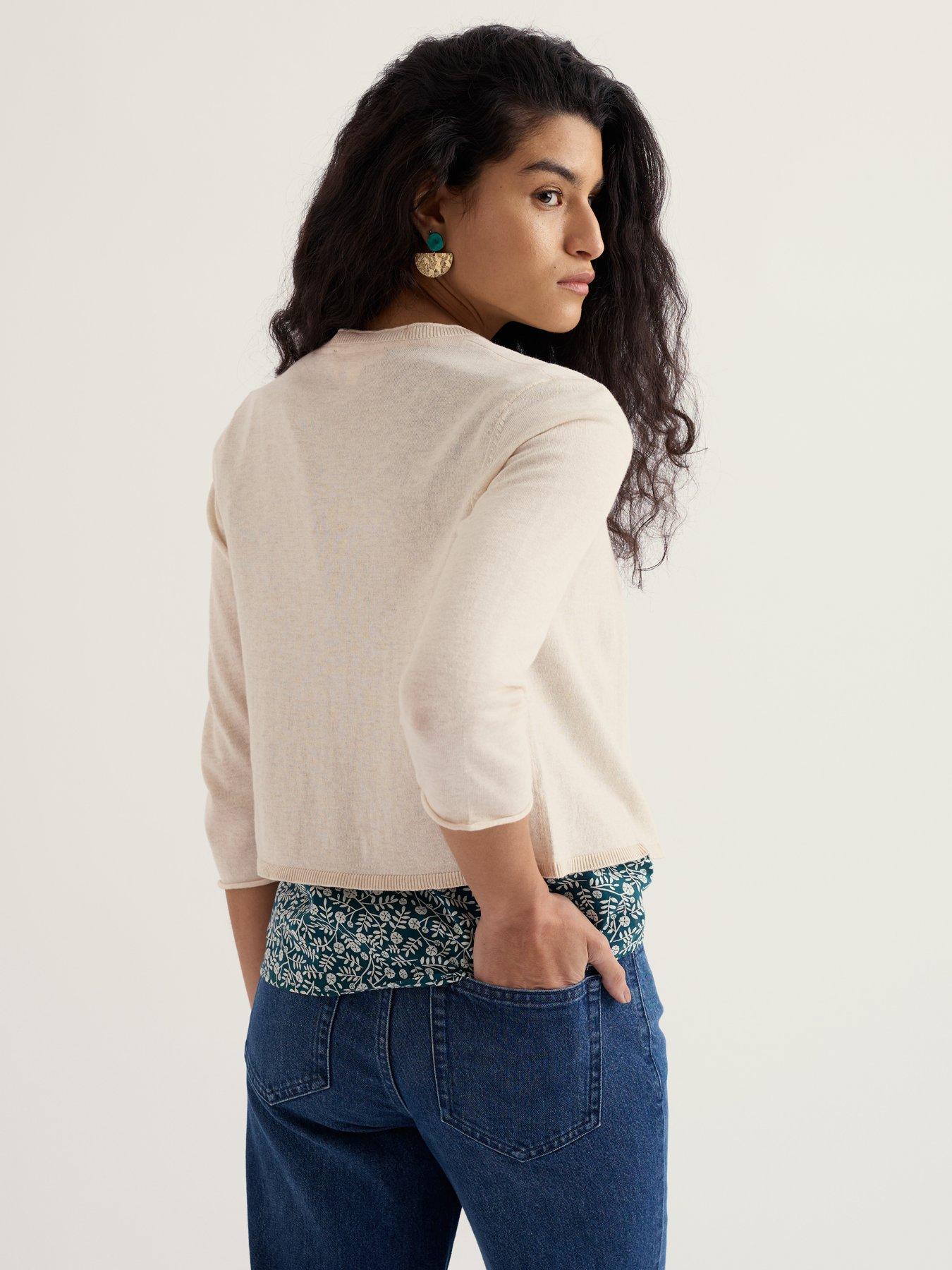 Image 2 of 5 of Seasalt Cornwall Vanessa Cardigan - Chalk