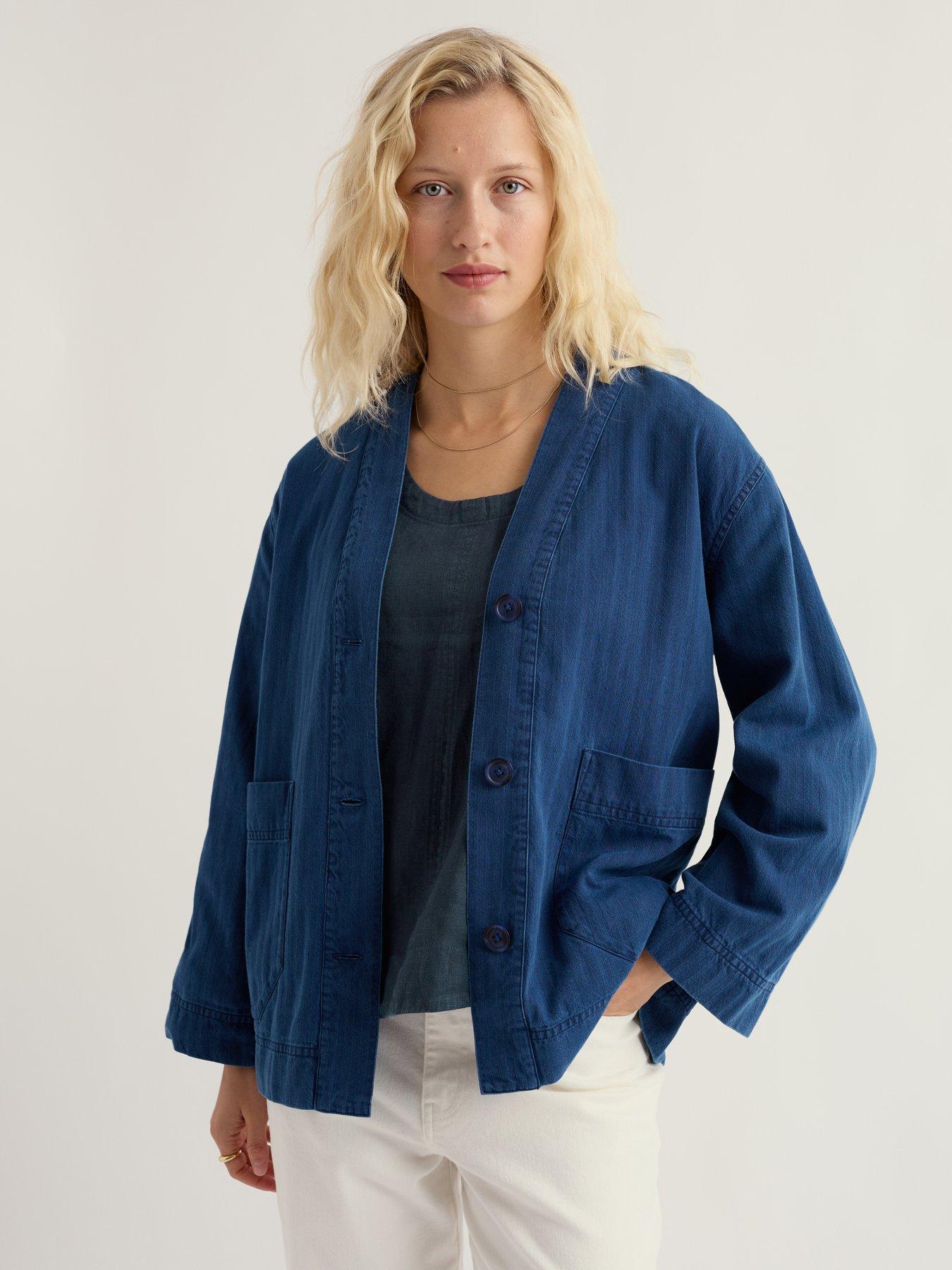 Seasalt Cornwall Penwerris Jacket - Mid Indigo
