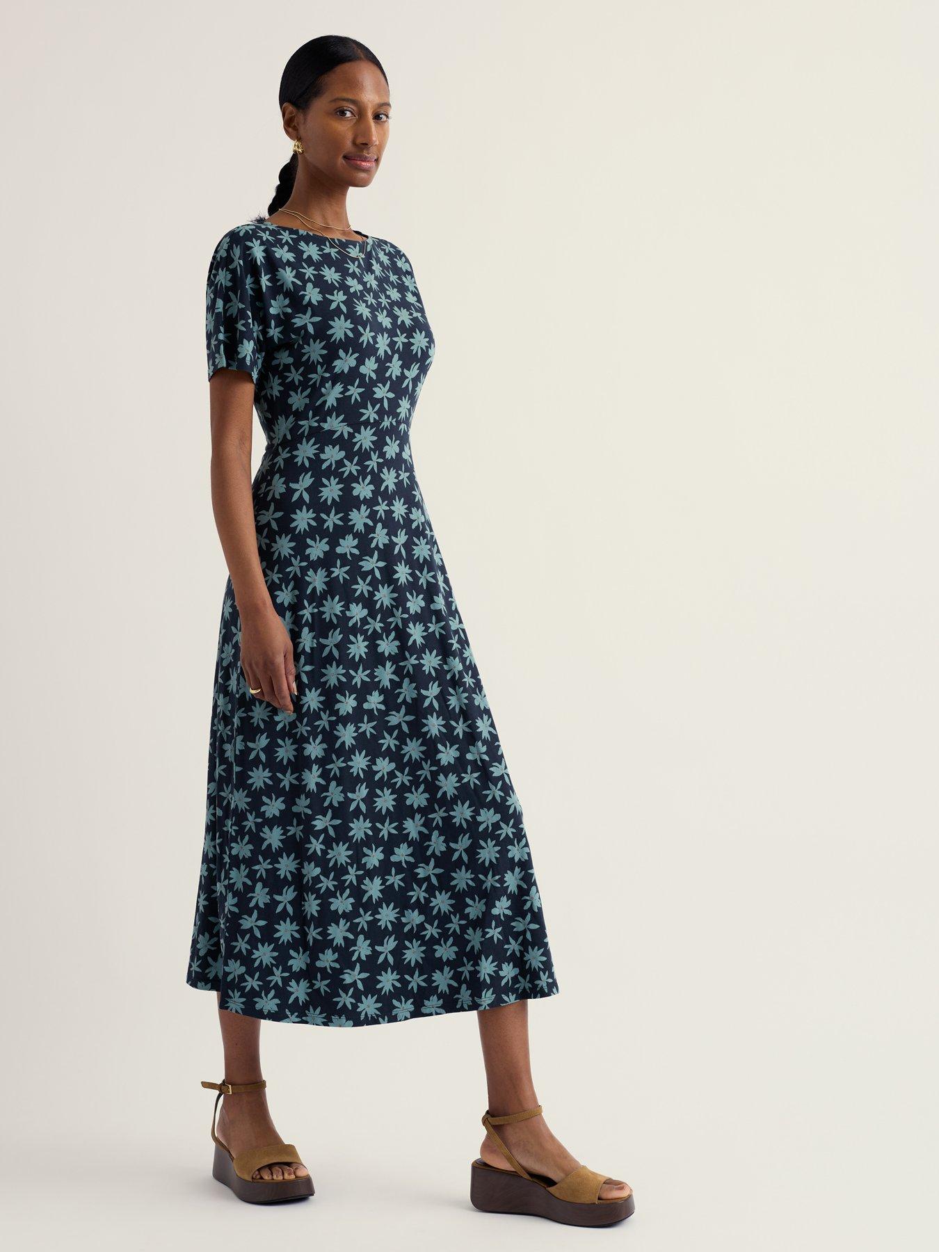 Image 1 of 5 of Seasalt Cornwall Mirva Dress Tropic Bloom Maritime - Multi