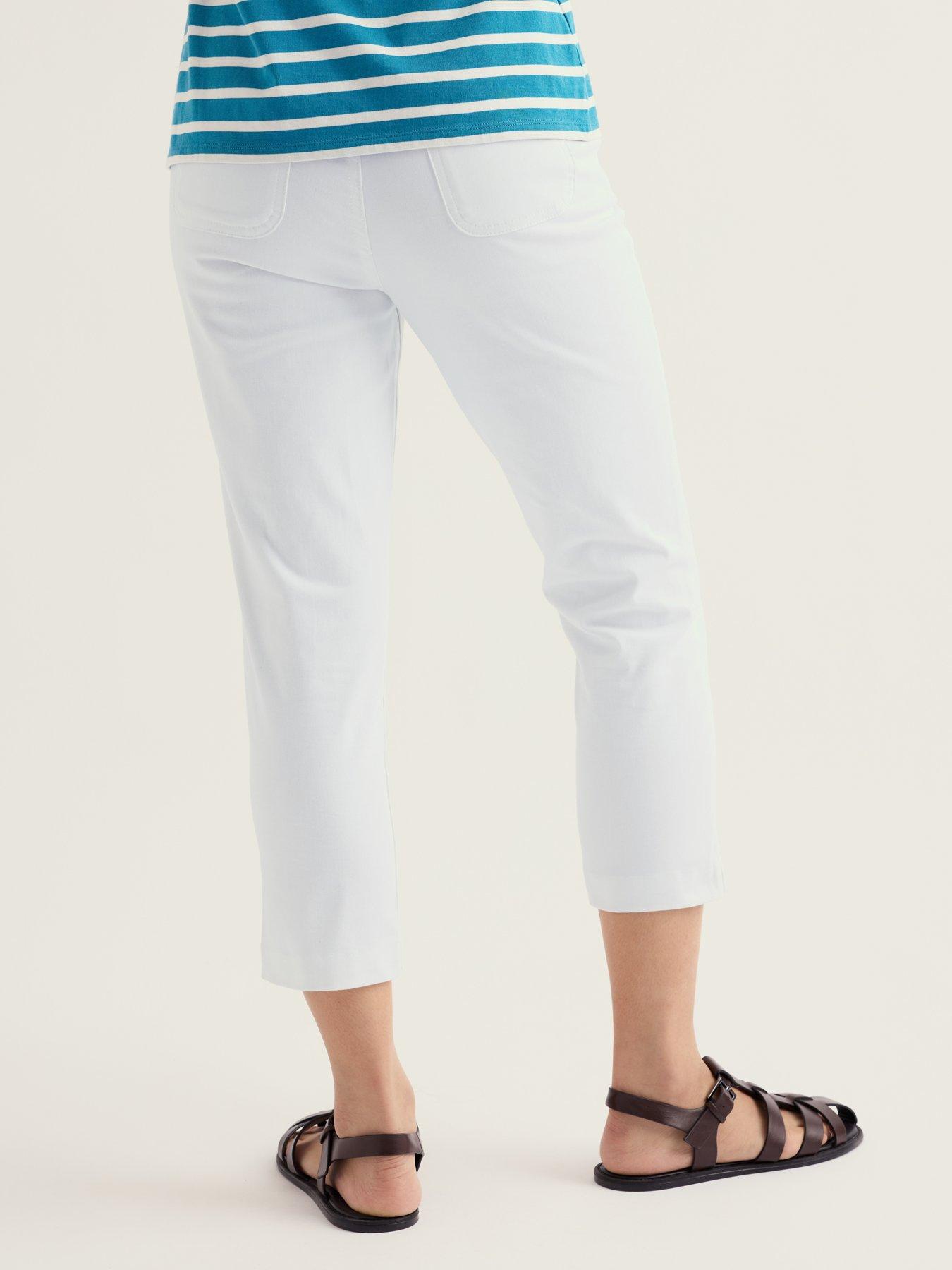 Image 2 of 5 of Seasalt Cornwall Albert Quay Cropped Jeans - White