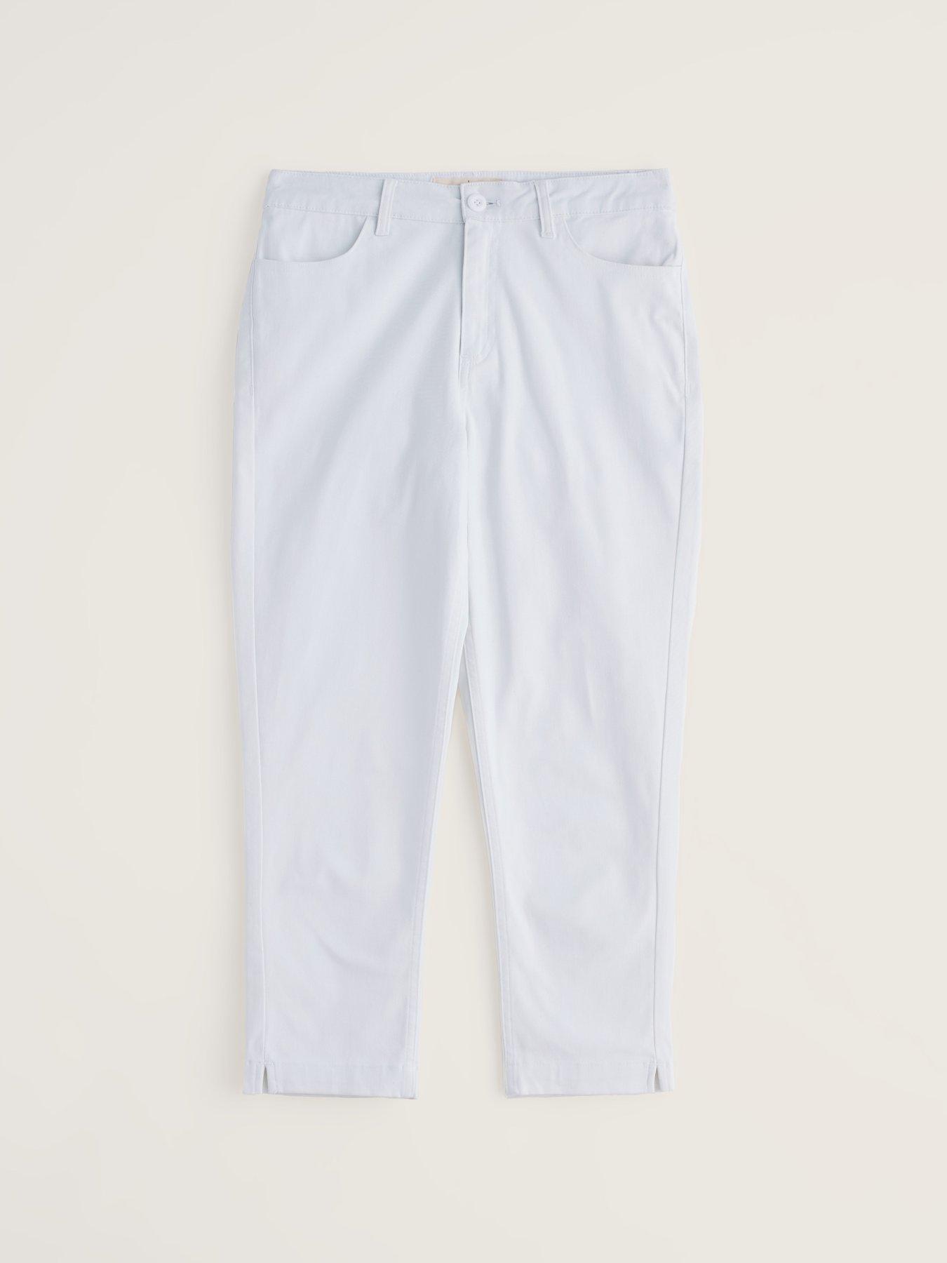 Image 4 of 5 of Seasalt Cornwall Albert Quay Cropped Jeans - White