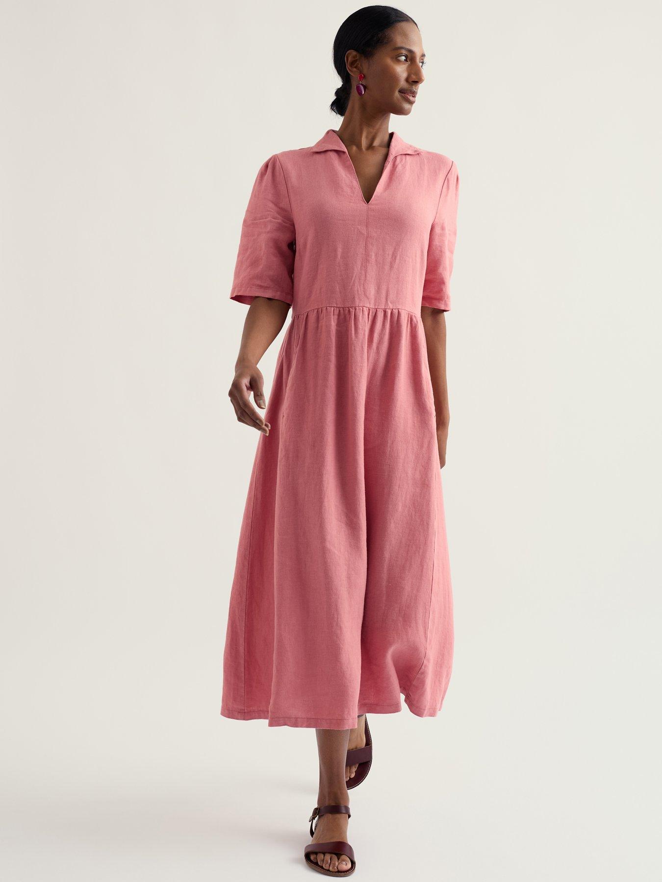 Seasalt Cornwall Fen Violet Dress Wild Rose