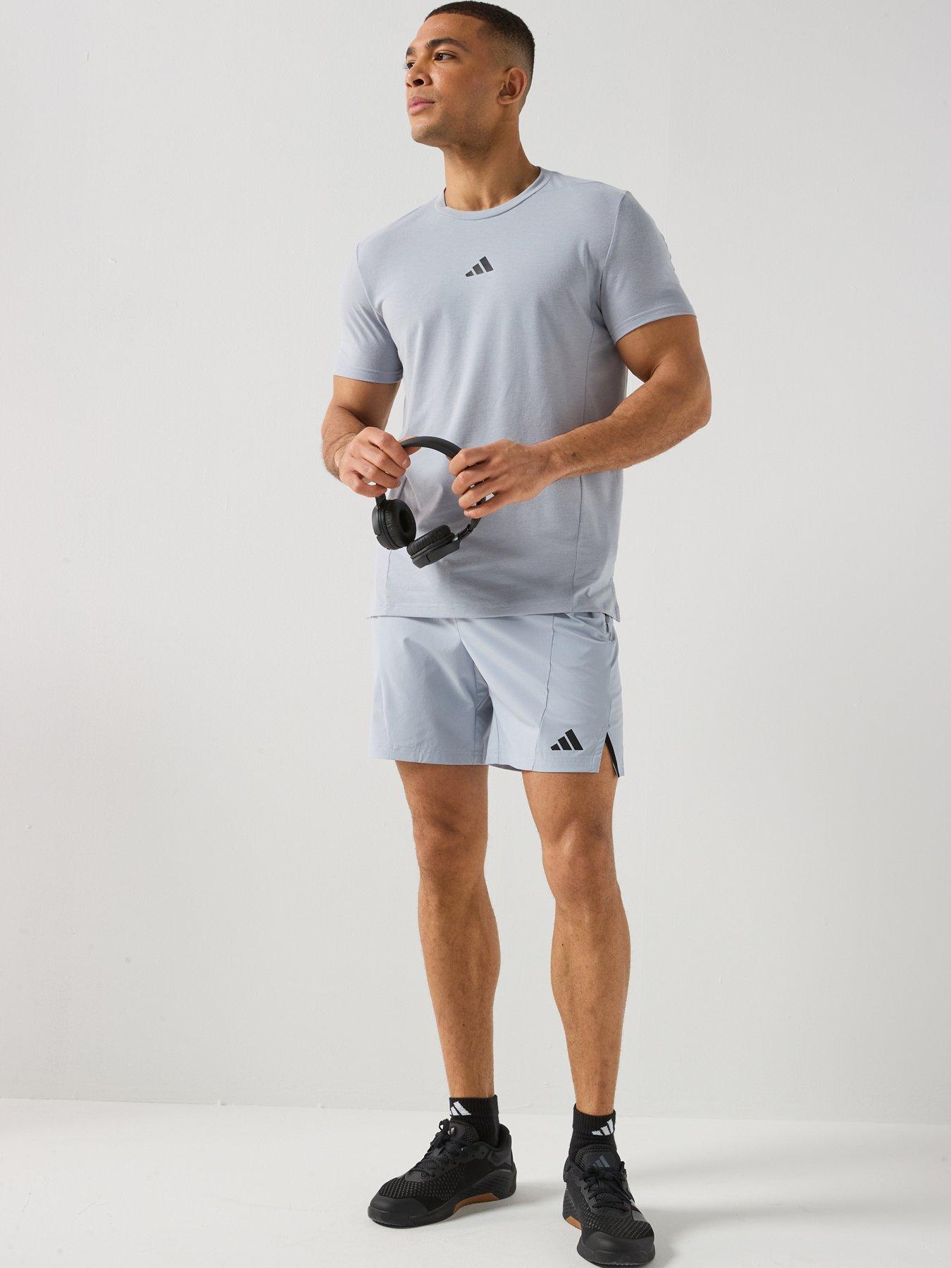 Image 5 of 6 of adidas Mens Training D4T Short - Grey