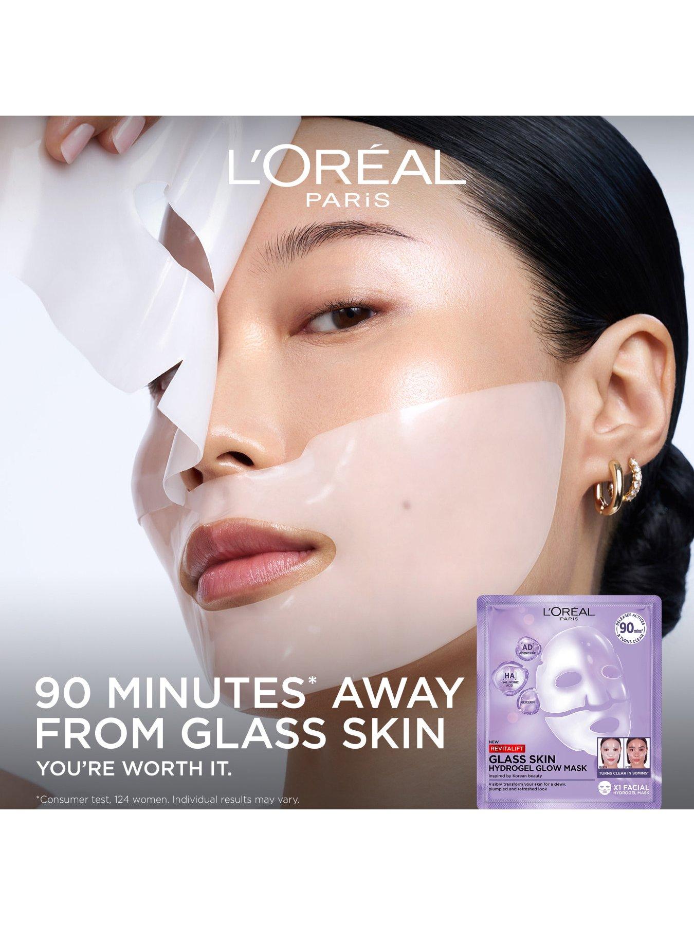 Image 2 of 8 of L'Oreal Paris L'Oreal Paris Revitalift Filler Glass Skin Hydrogel Glow Mask (Single Pack)