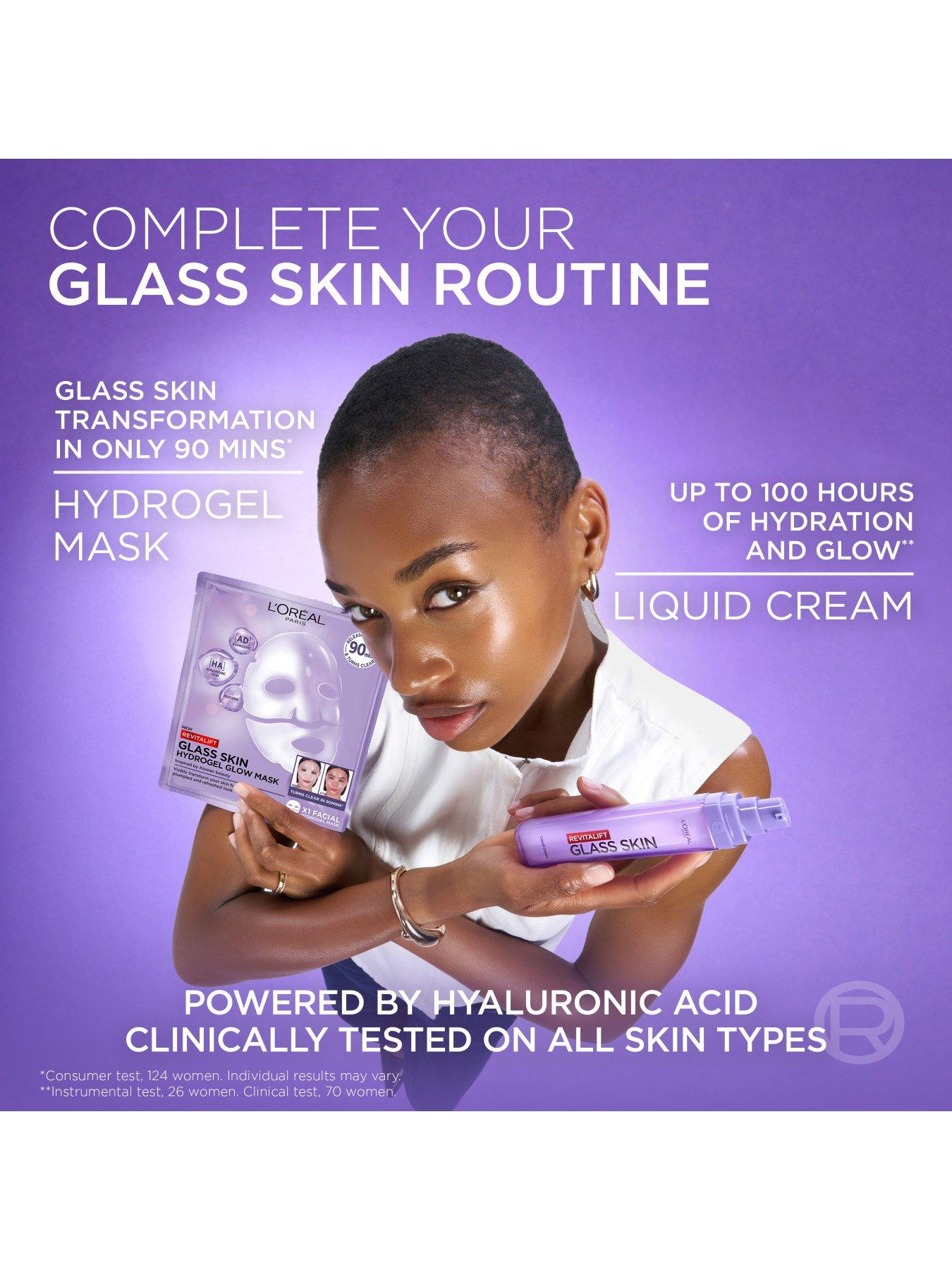 Image 7 of 8 of L'Oreal Paris L'Oreal Paris Revitalift Filler Glass Skin Hydrogel Glow Mask (Single Pack)