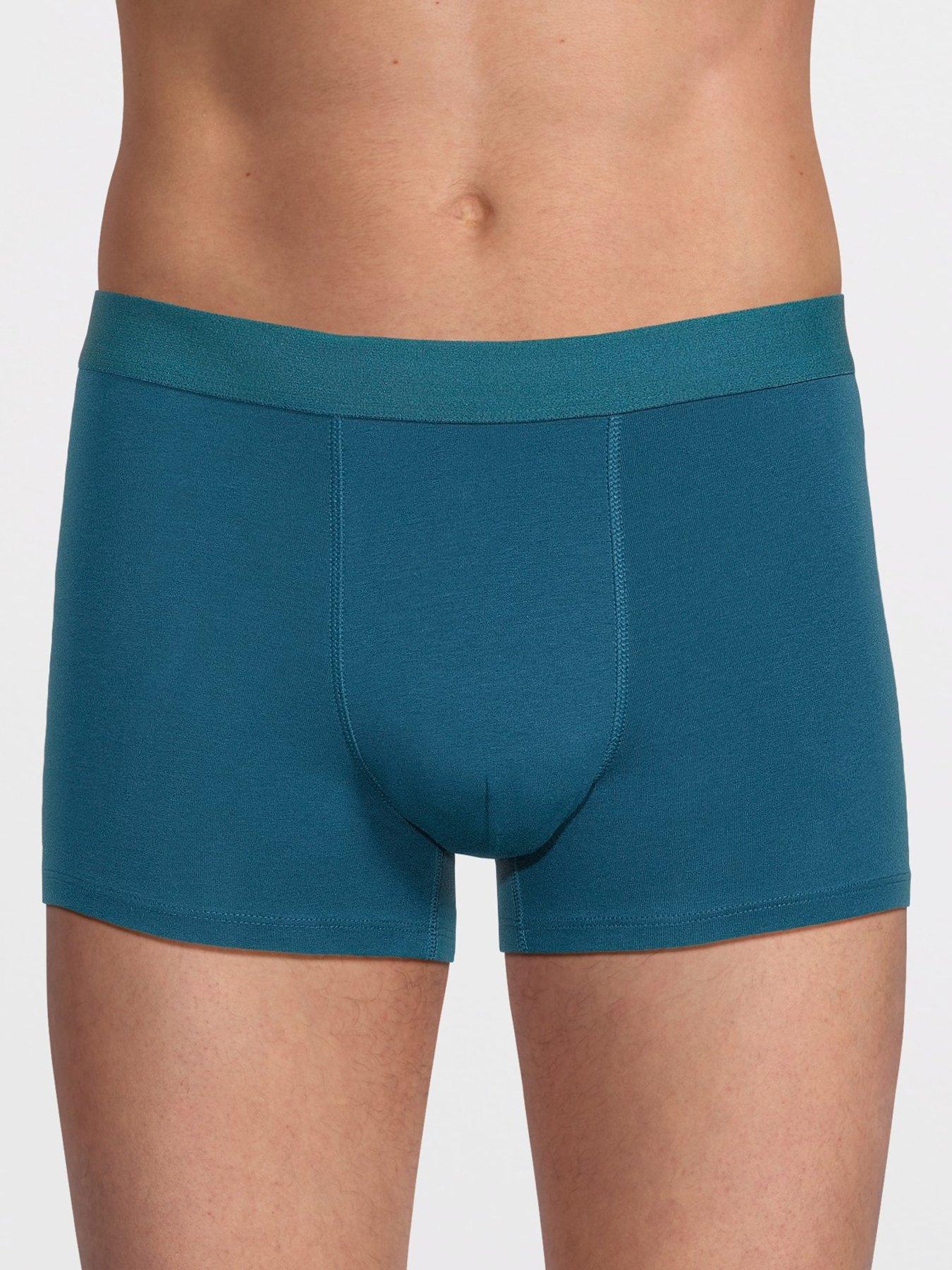 Image 2 of 3 of The Very Collection 5 Pack Assorted Trunks - Grey, Burgundy, Sage, Blue, Navy