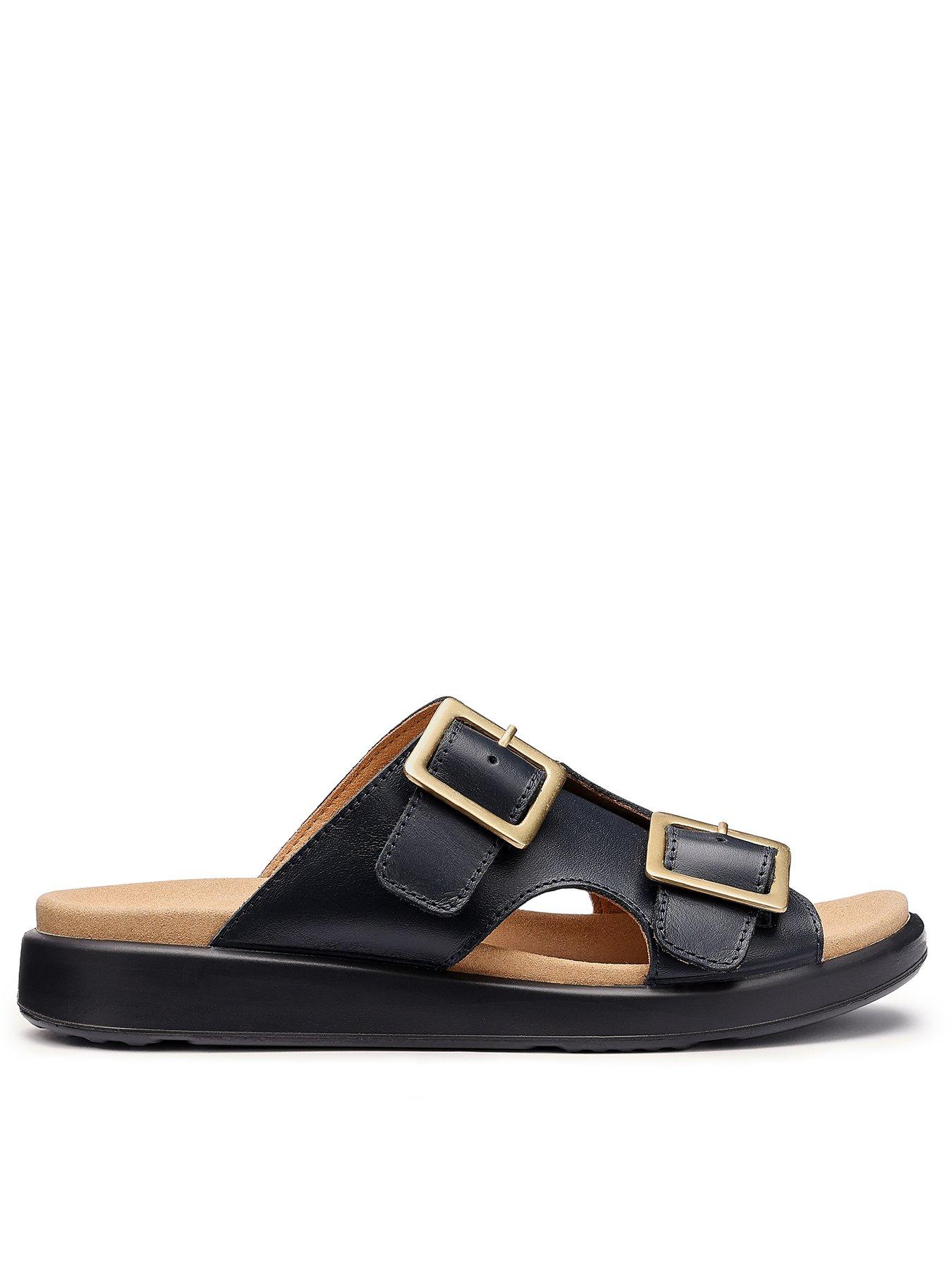 Hotter Corsica Sandals - Black