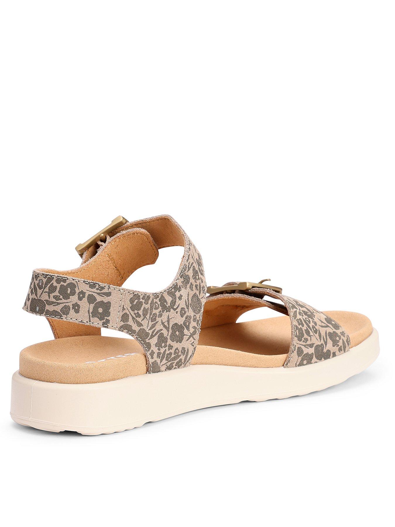 Image 3 of 4 of Hotter Corfu Wide - Khaki Floral