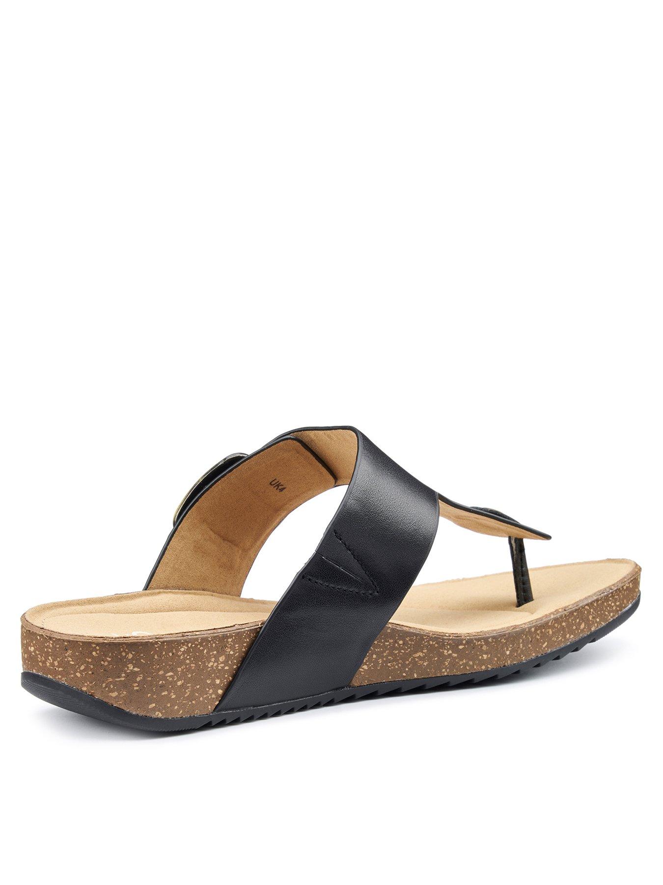Image 3 of 5 of Hotter Resort Sandals - Black
