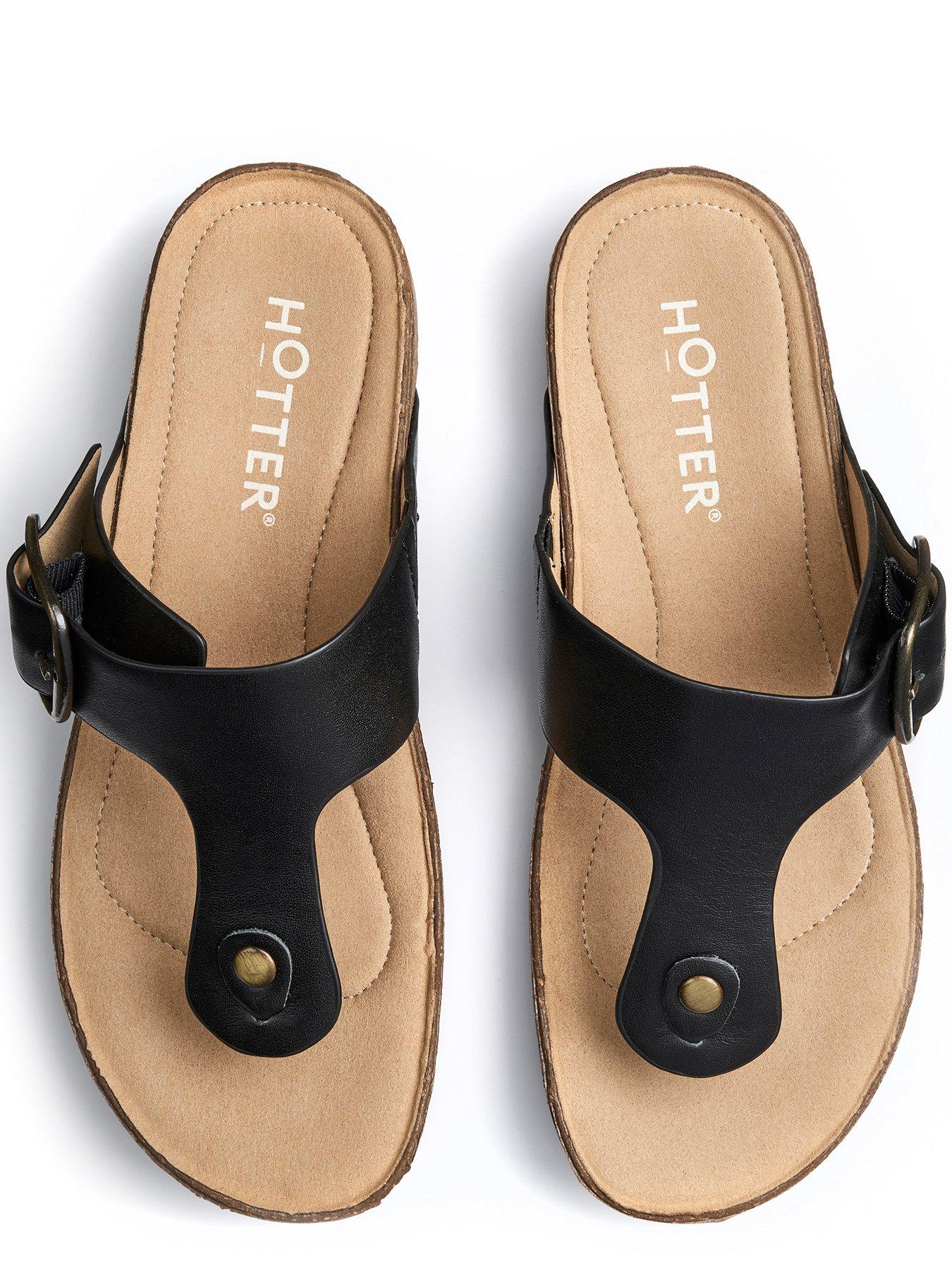 Image 4 of 5 of Hotter Resort Sandals - Black
