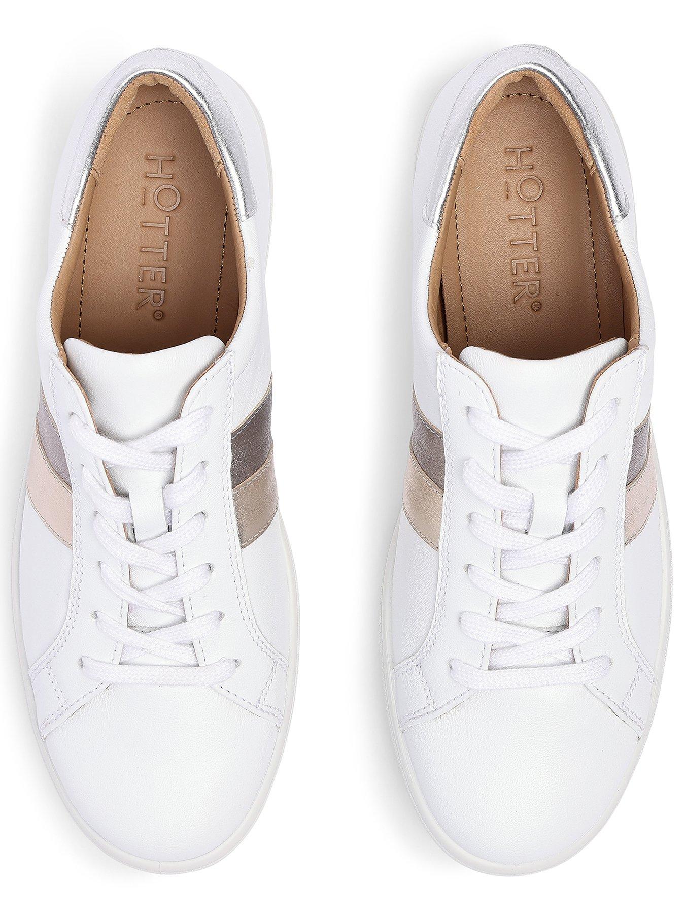Image 4 of 4 of Hotter Switched Extra Wide - White-metallic