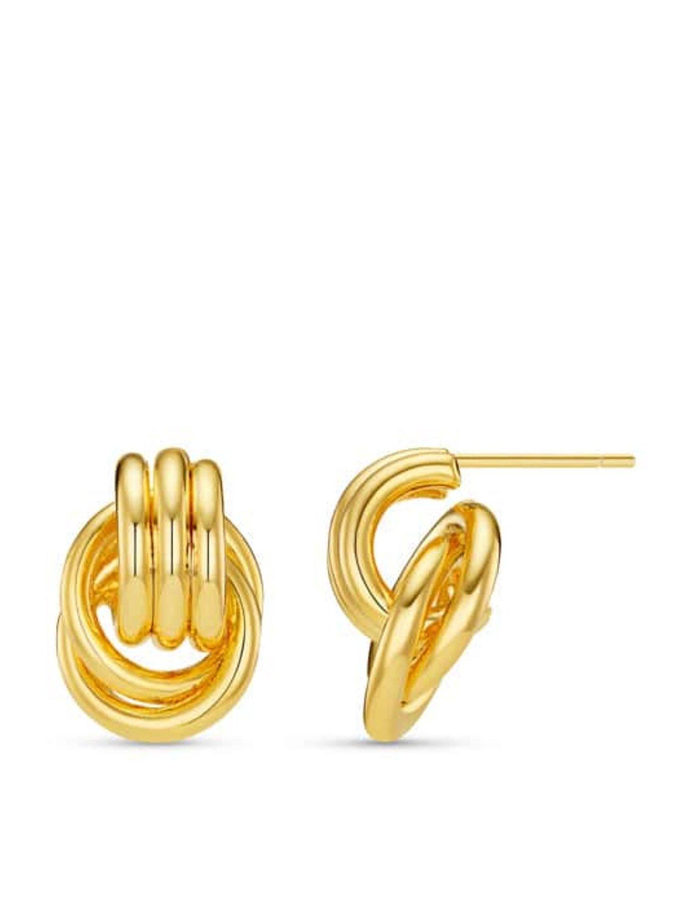 orelia-mini-interlocking-stud-earringsstillFront