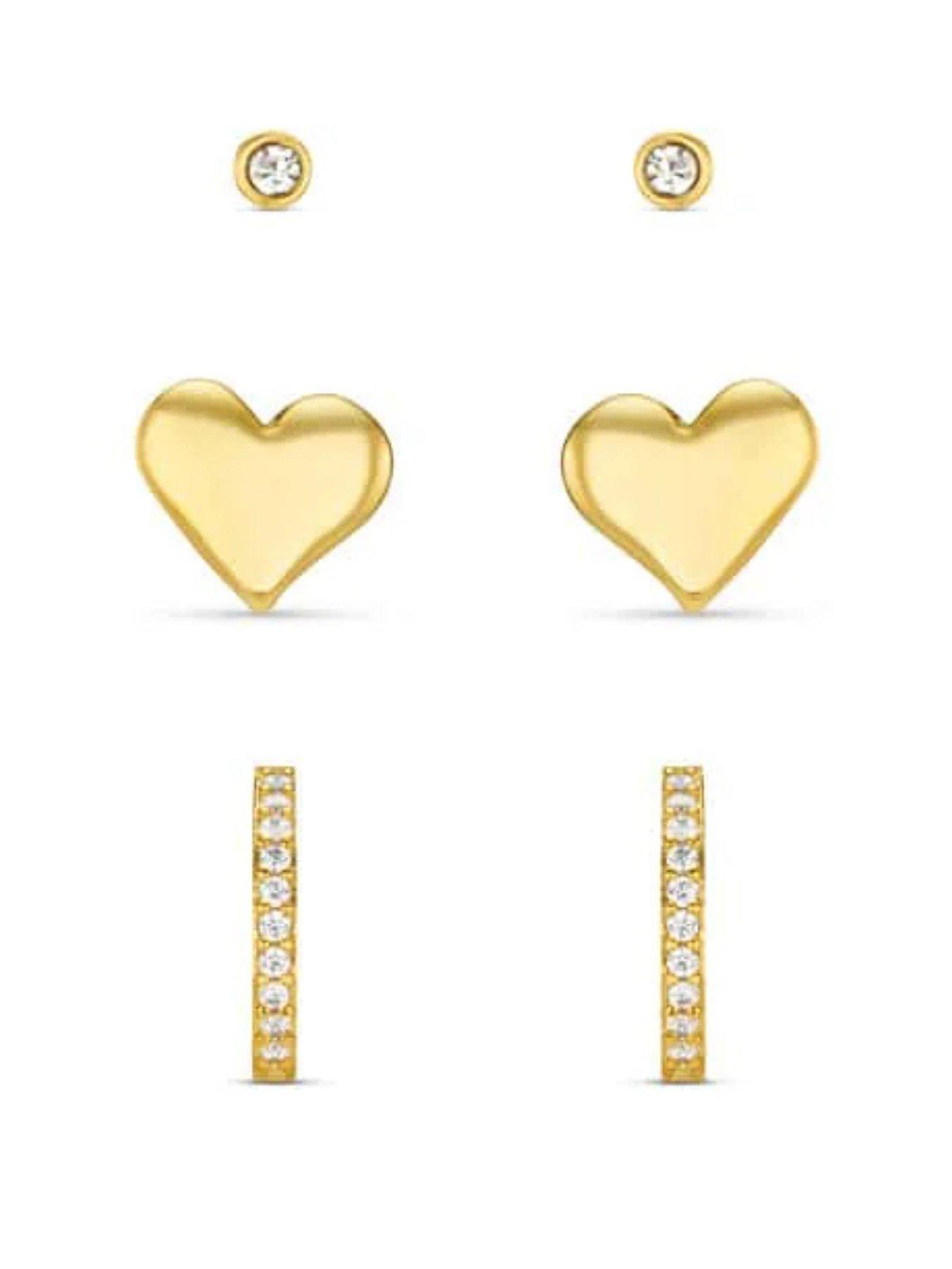 orelia-molten-heart-pave-hoop-earring-packfront