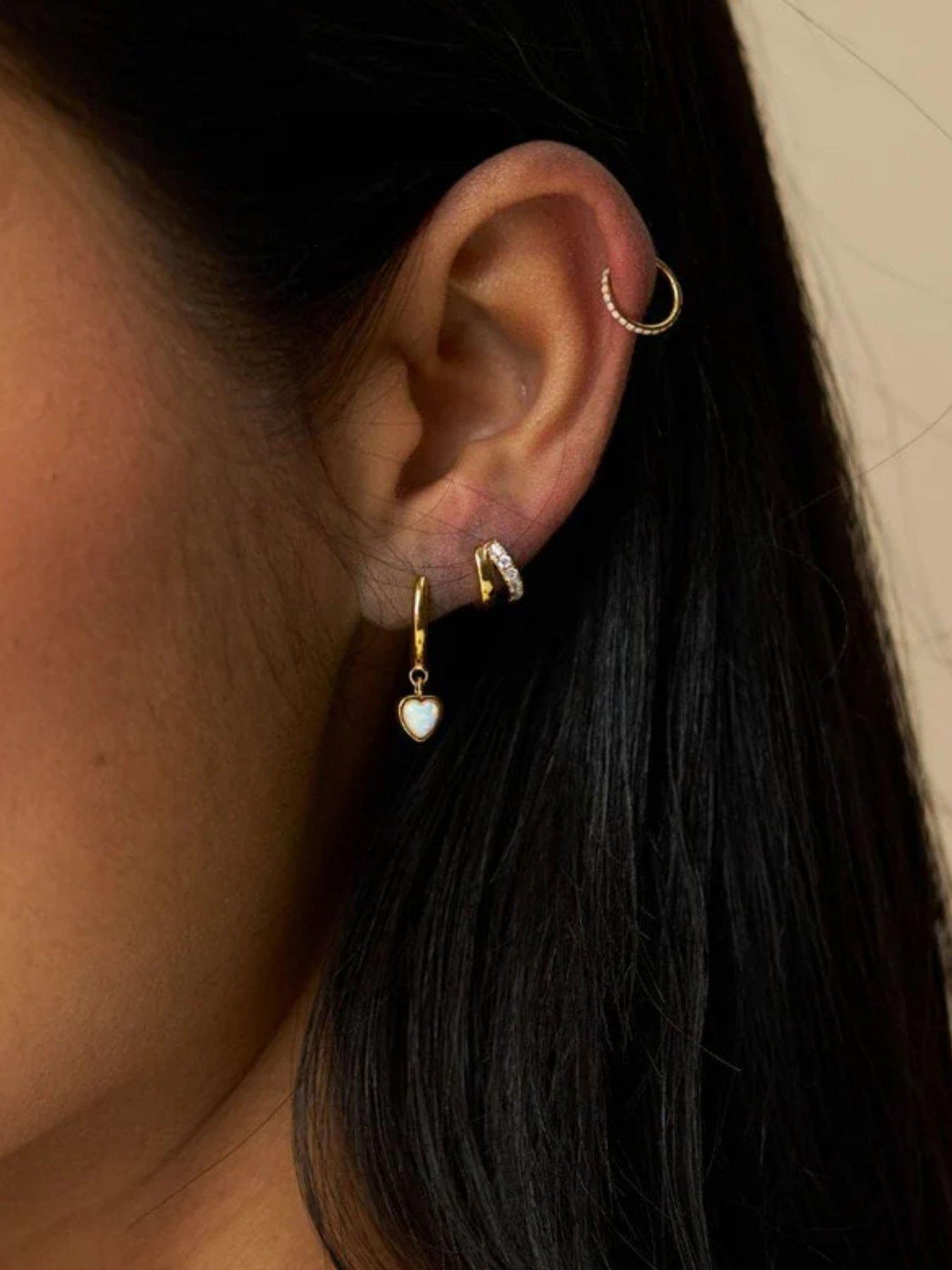 orelia-opal-heart-drop-huggie-hoop-earringsfront