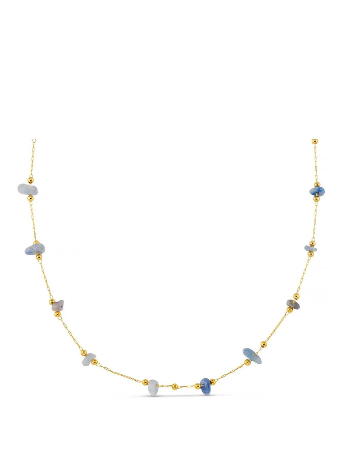 orelia-semi-precious-chip-stationed-necklacefront