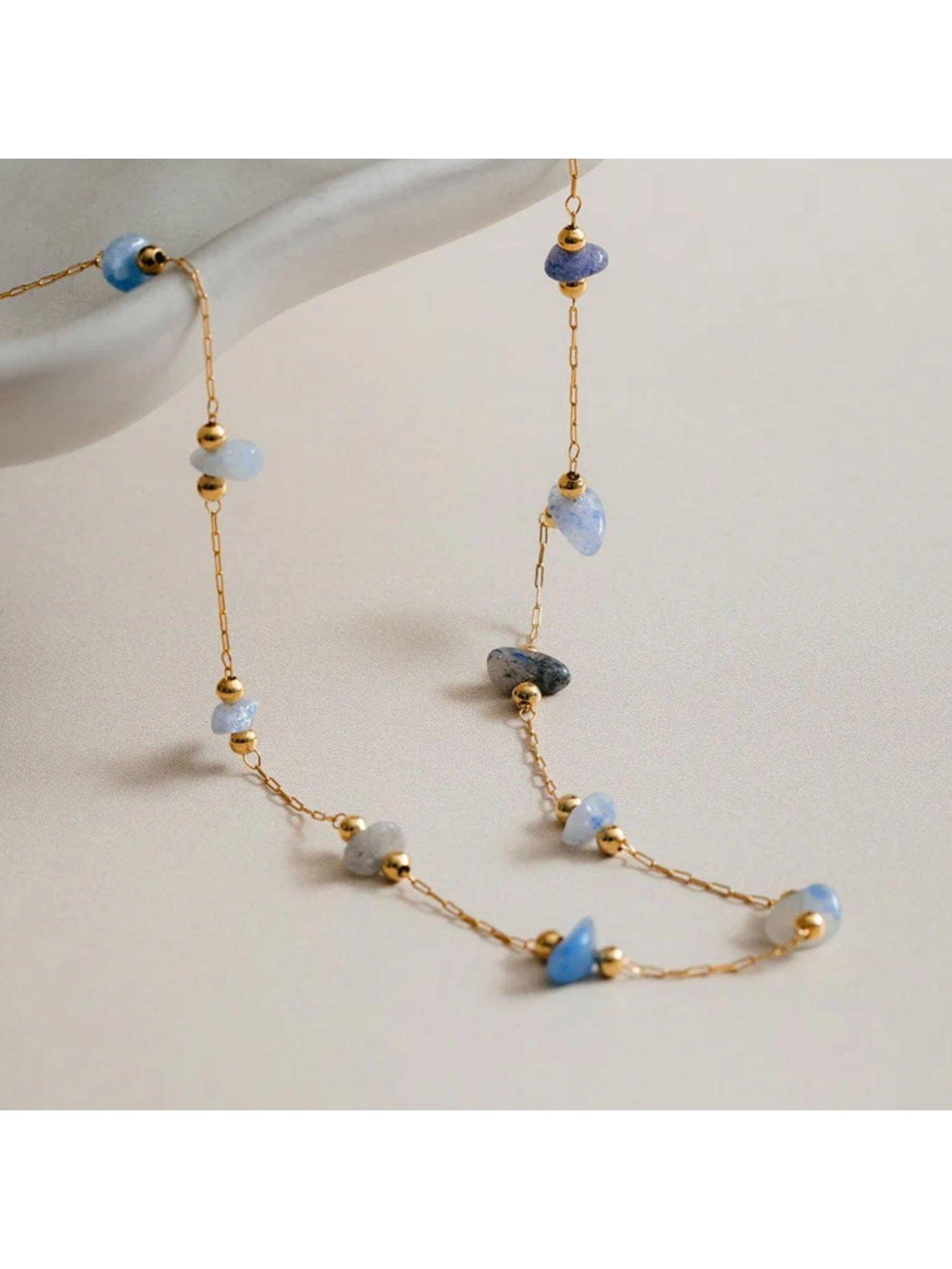 orelia-semi-precious-chip-stationed-necklaceback