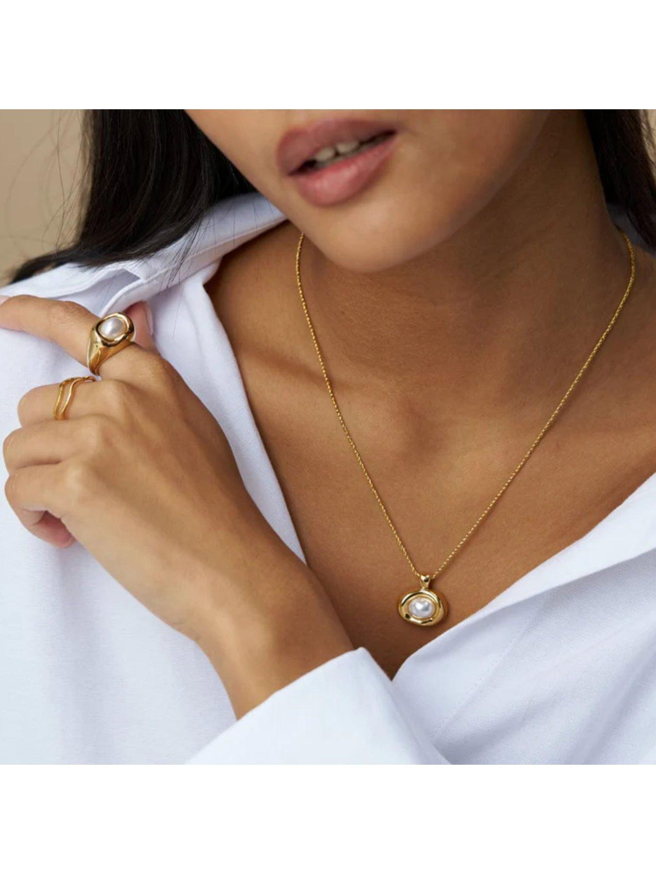 orelia-statement-molten-pearl-necklaceback