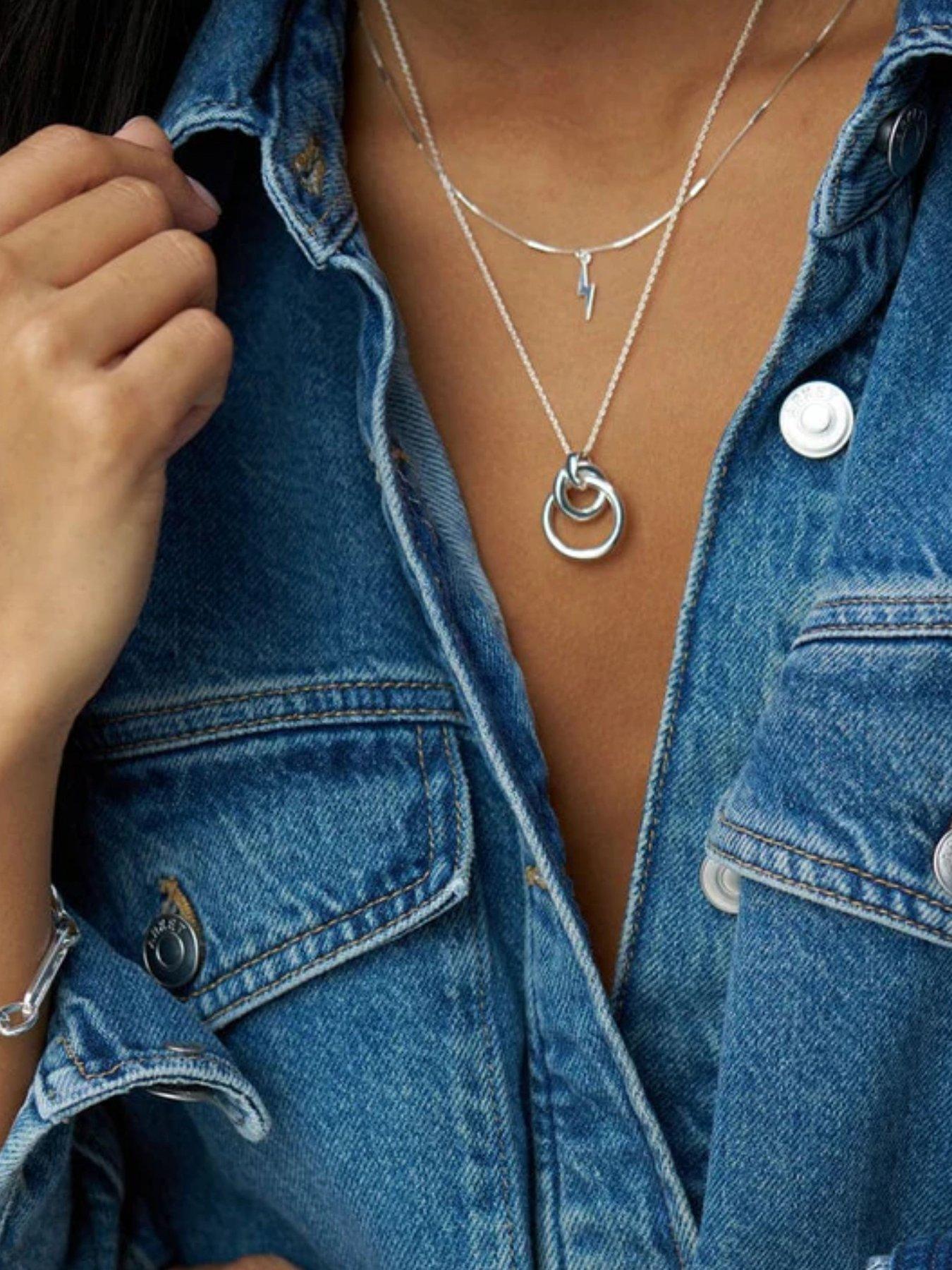 orelia-metal-lightning-charm-necklace-sfront