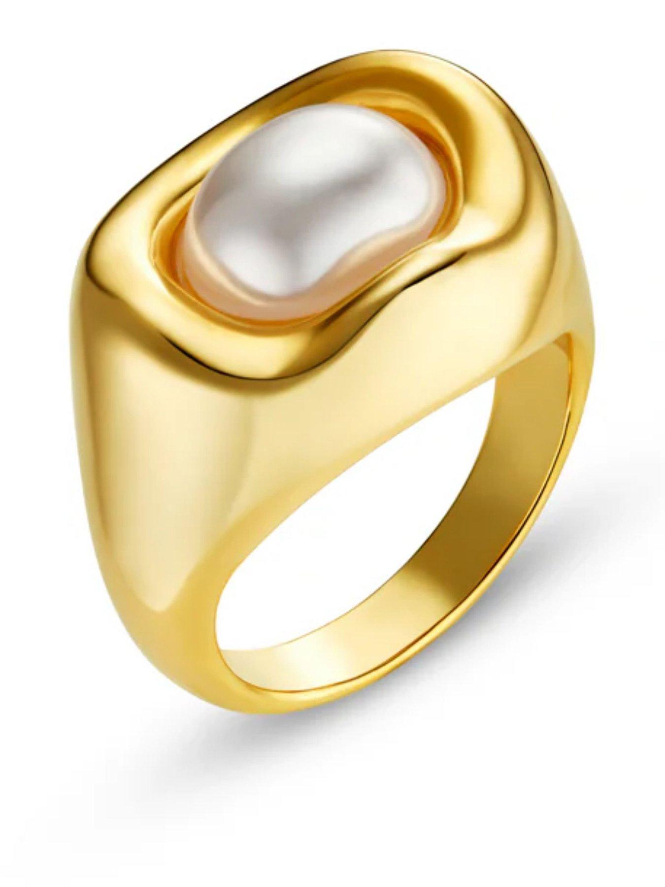 orelia-statement-molten-pearl-ringstillFront