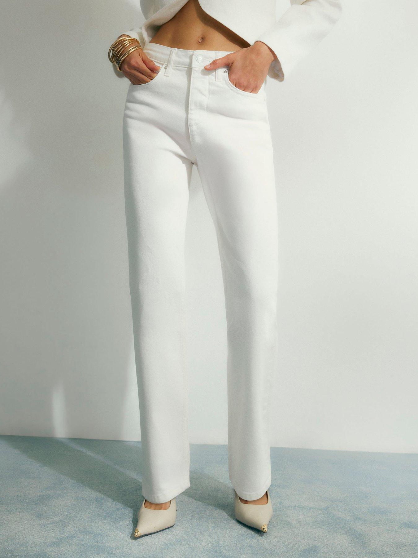 Image 4 of 6 of River Island Toyota Stretch Straight - White