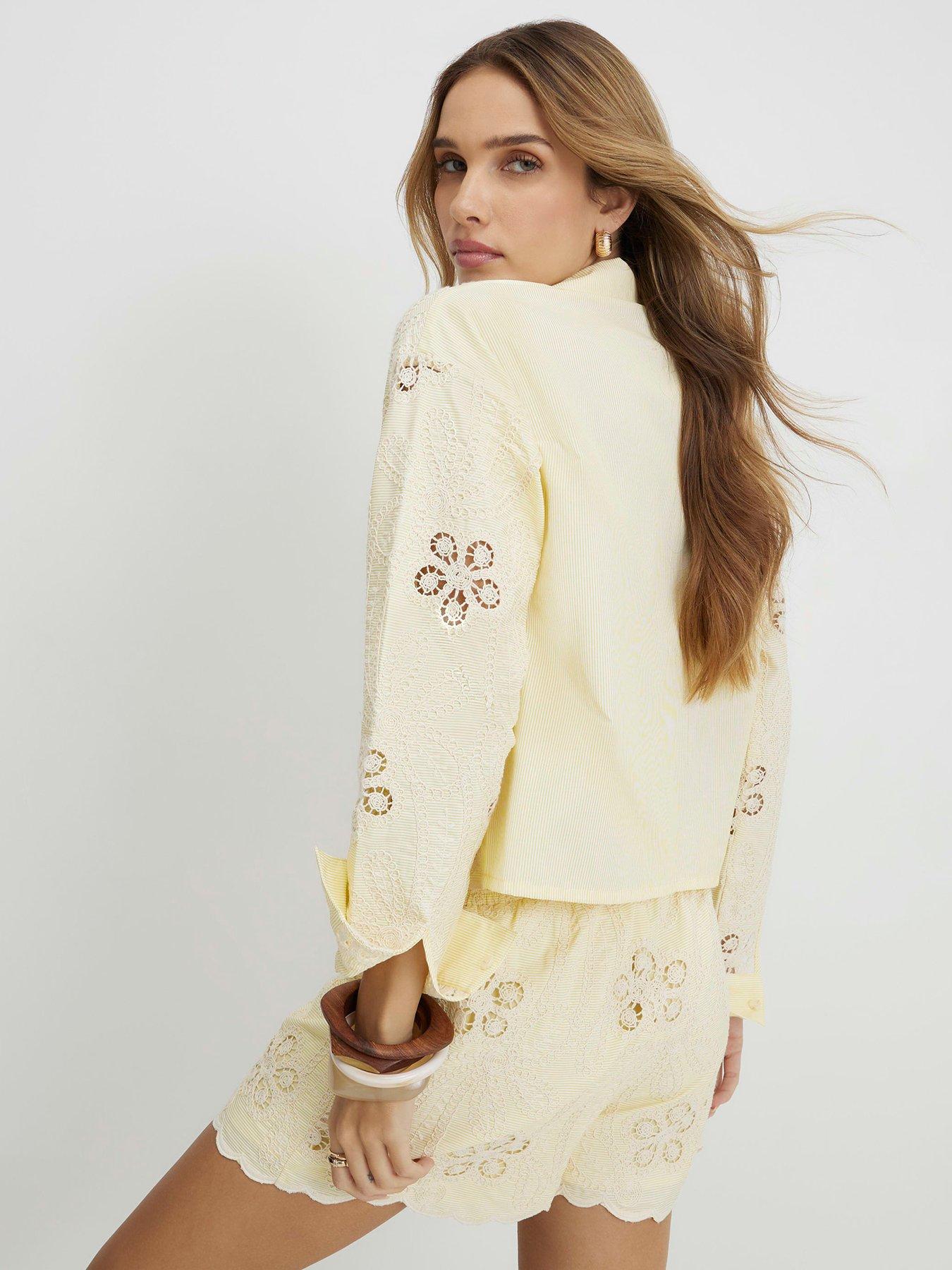 river-island-lace-cutwork-shirt-yellowstillFront