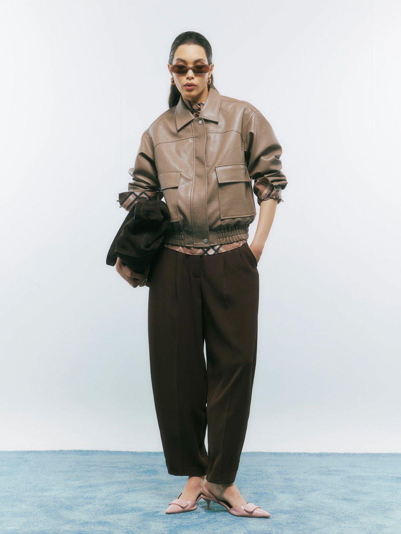 river-island-textured-pu-classic-bomber-beigeback