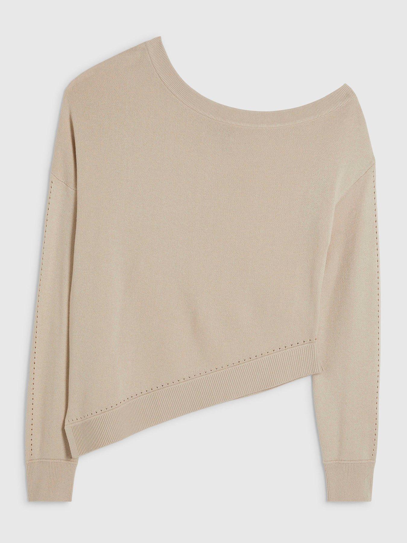 Image 5 of 6 of River Island Linen Jumper - Beige