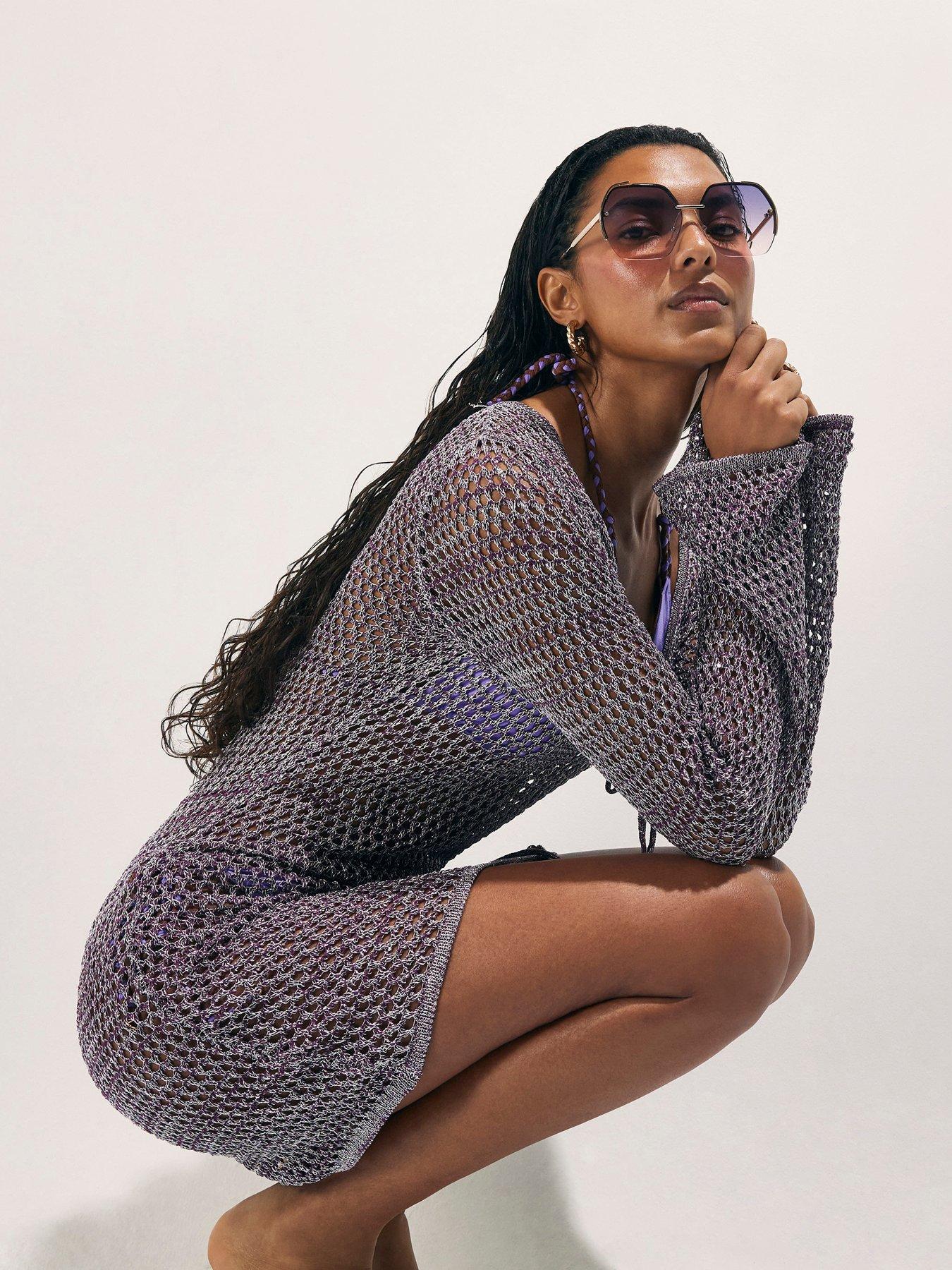 river-island-long-sleeve-knit-tunic-purpleoutfit