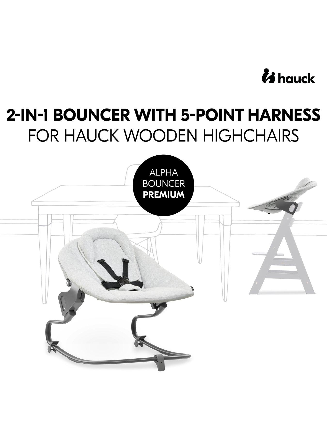 Image 4 of 8 of Hauck Alpha Highchair Premium Bundle - White