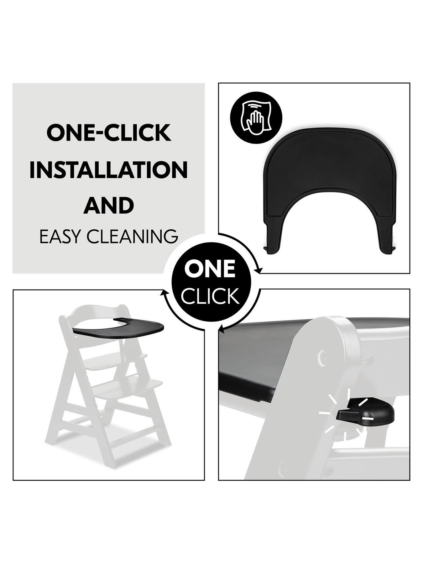 Image 5 of 8 of Hauck Alpha Highchair Premium Bundle - Black