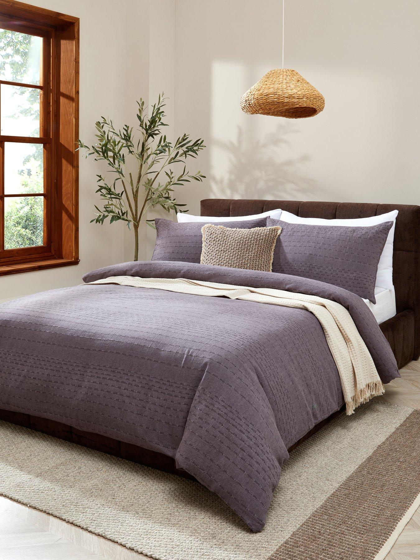 Michelle Keegan Home Linen Blend Woven Duvet Set