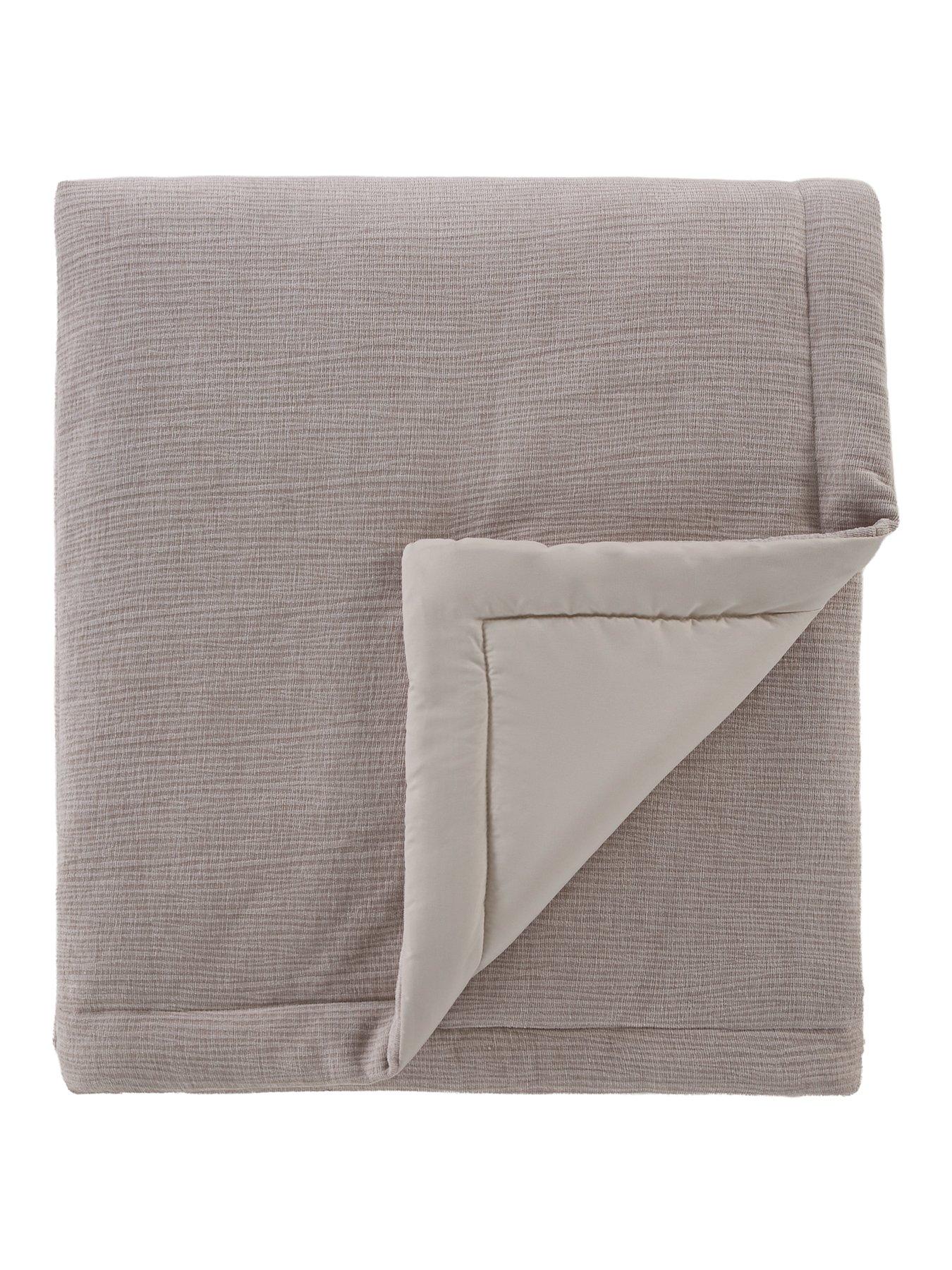 Image 2 of 6 of The Very Collection Velvet Wave Quilted Bedspread 220X200cm