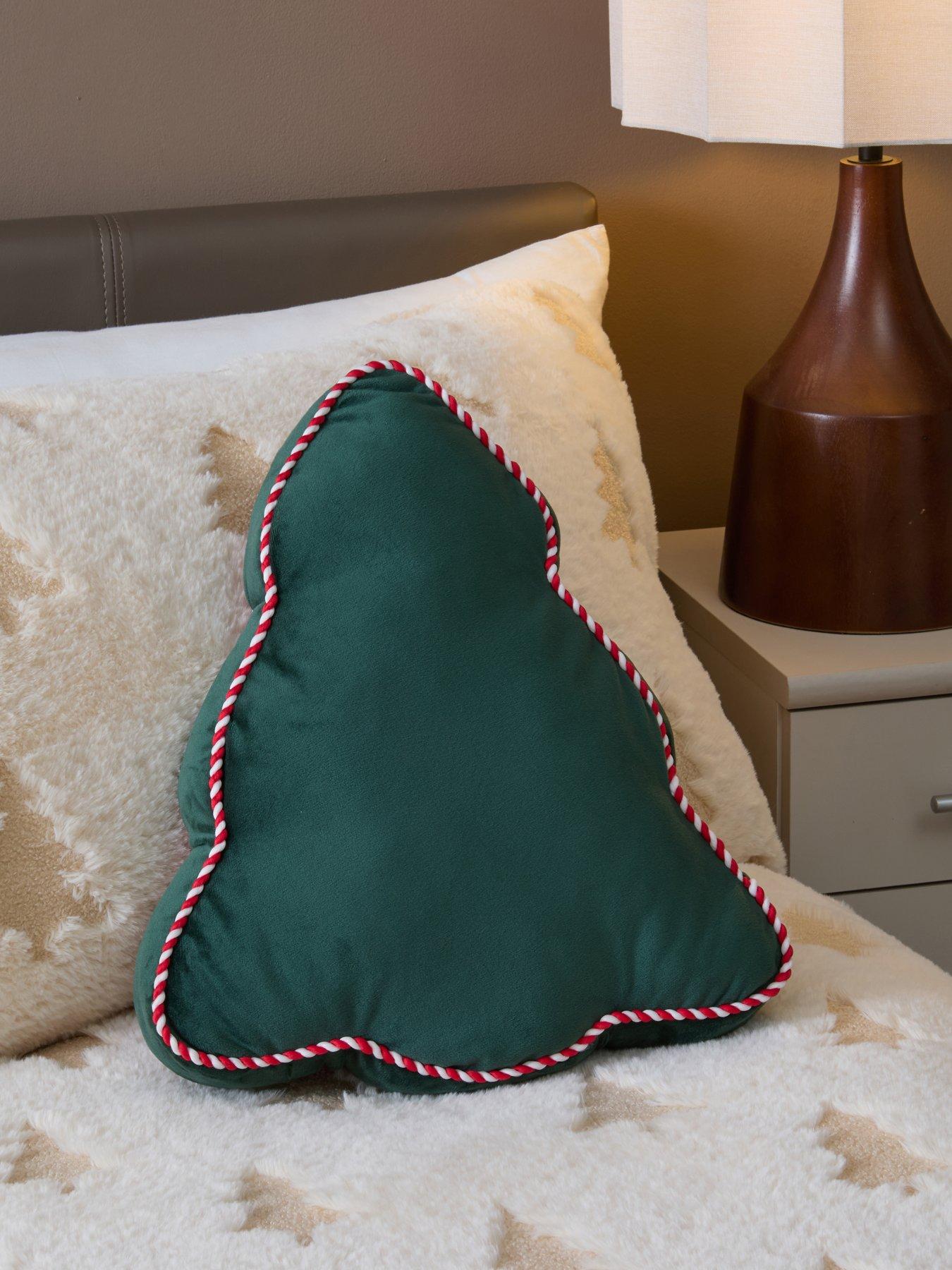 The Very Collection Christmas Tree Shaped Cushion