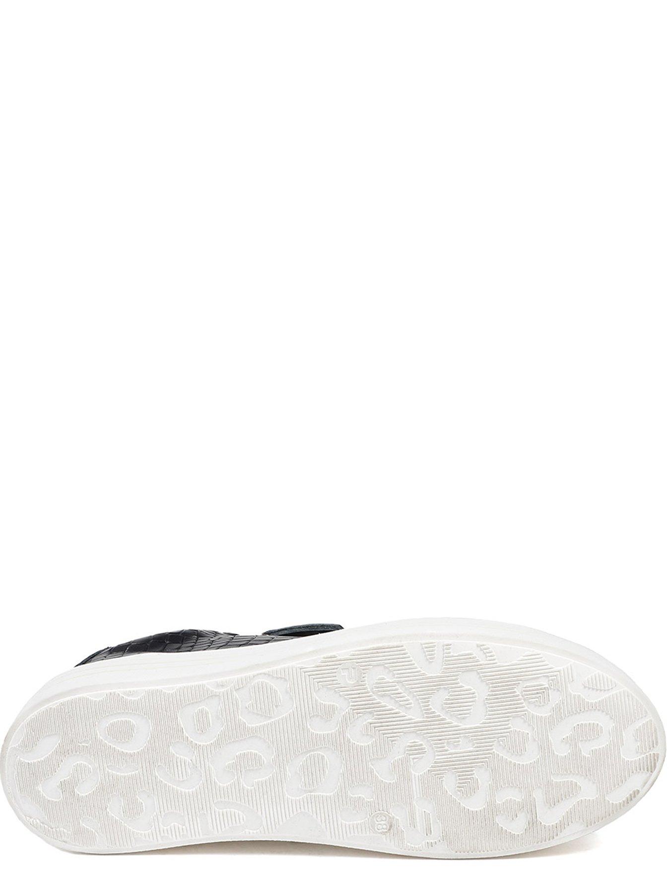 Image 5 of 5 of Jones Bootmaker Amalia Flatform Trainer - Navy Croc