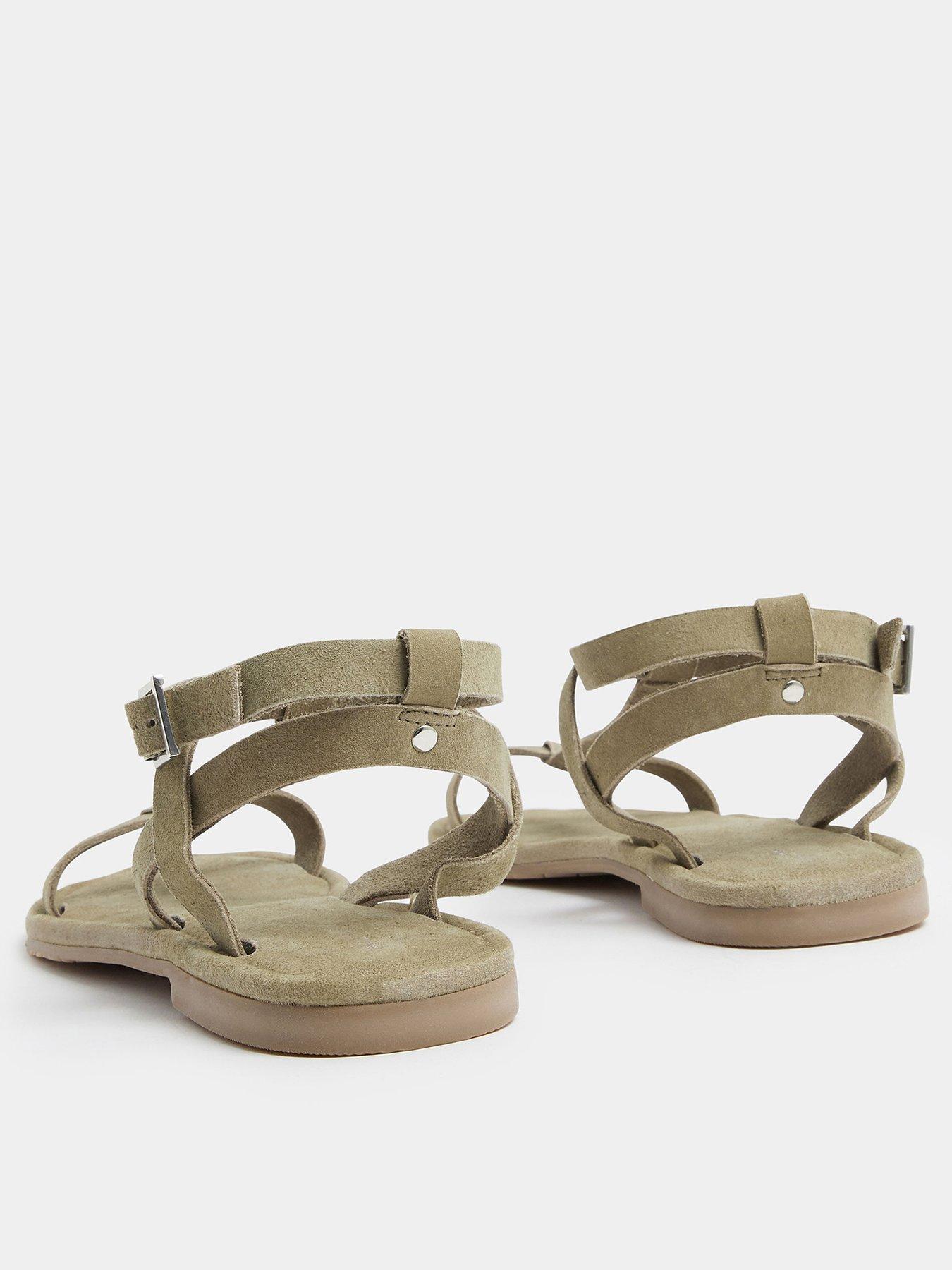 long-tall-sally-faux-leather-gladiator-sandal-creamoutfit