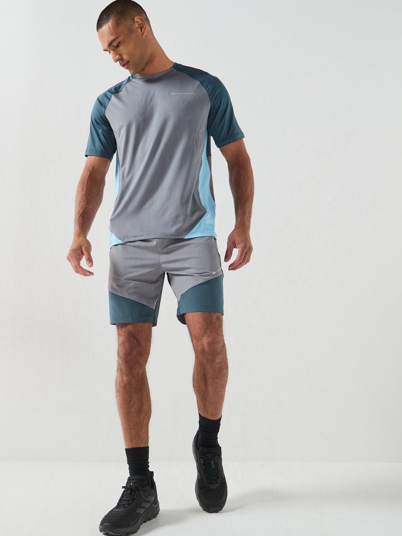 Image 3 of 5 of Monterrain Mens Vault Woven Short - Grey/ Blue