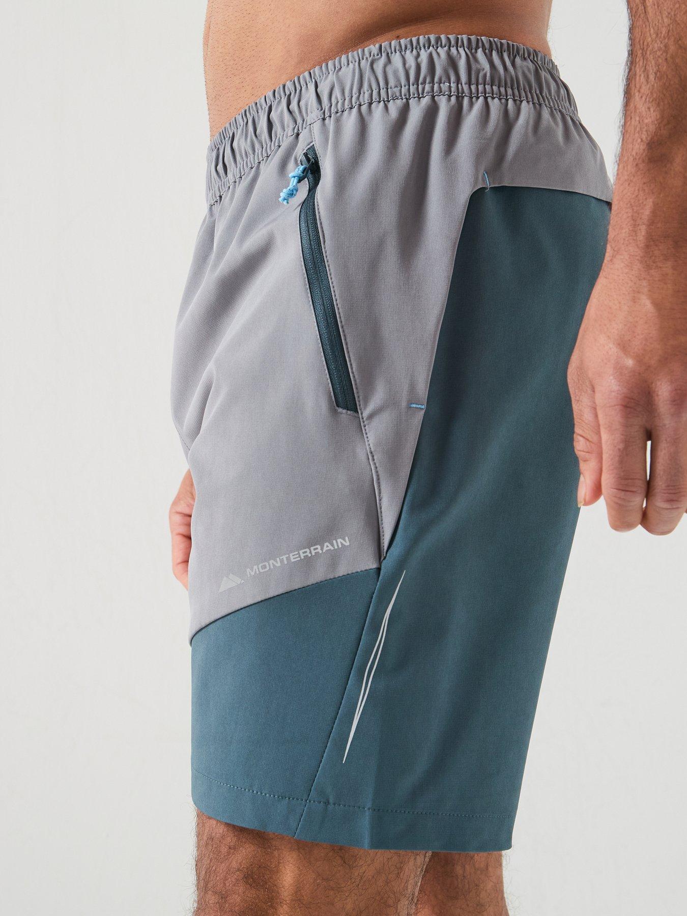 Image 4 of 5 of Monterrain Mens Vault Woven Short - Grey/ Blue