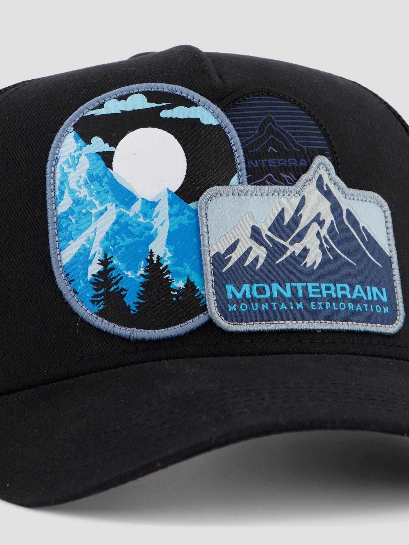 Image 3 of 4 of Monterrain Mens Climate Patch Trucker Cap - Black