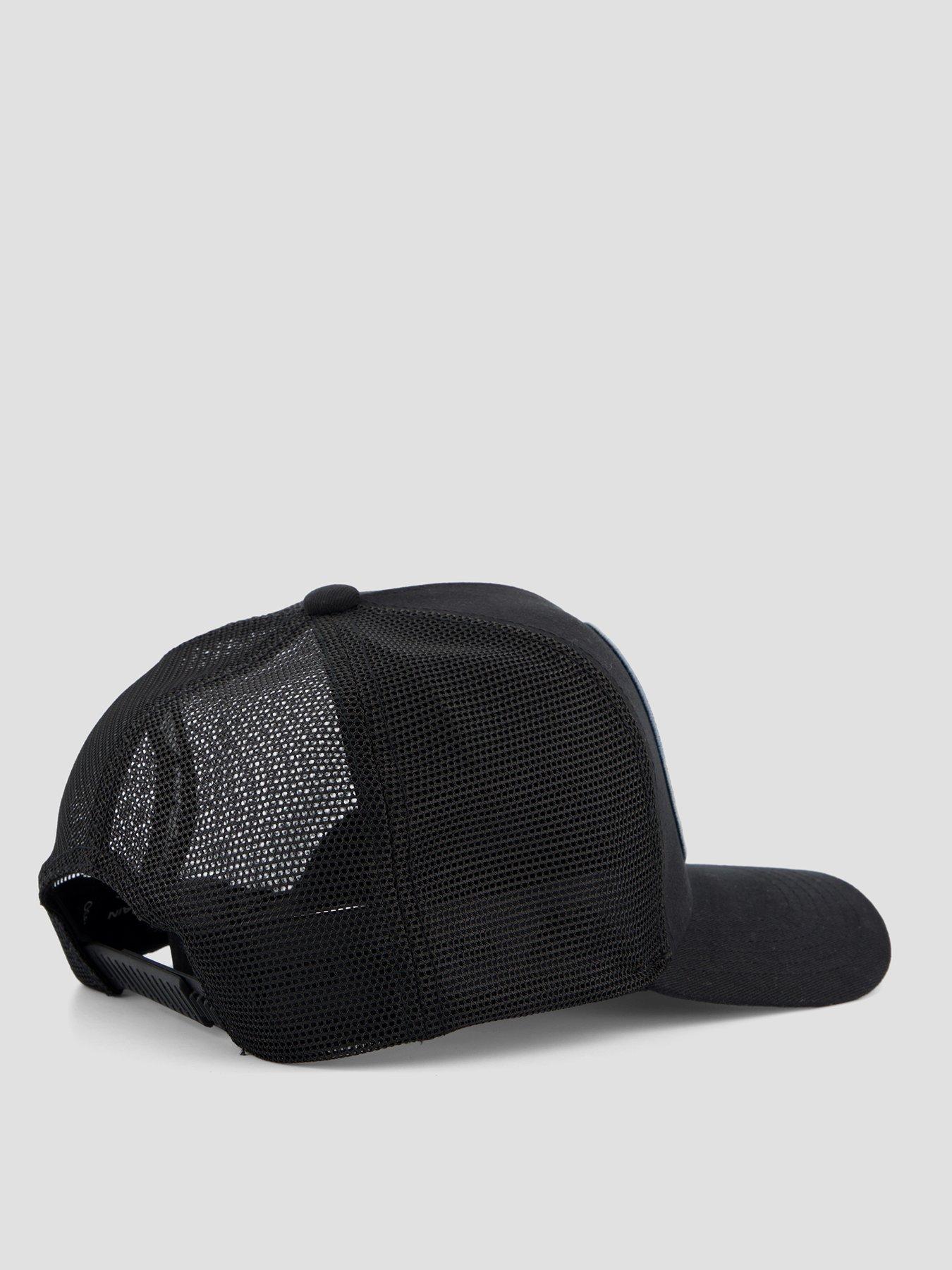 Image 4 of 4 of Monterrain Mens Climate Patch Trucker Cap - Black