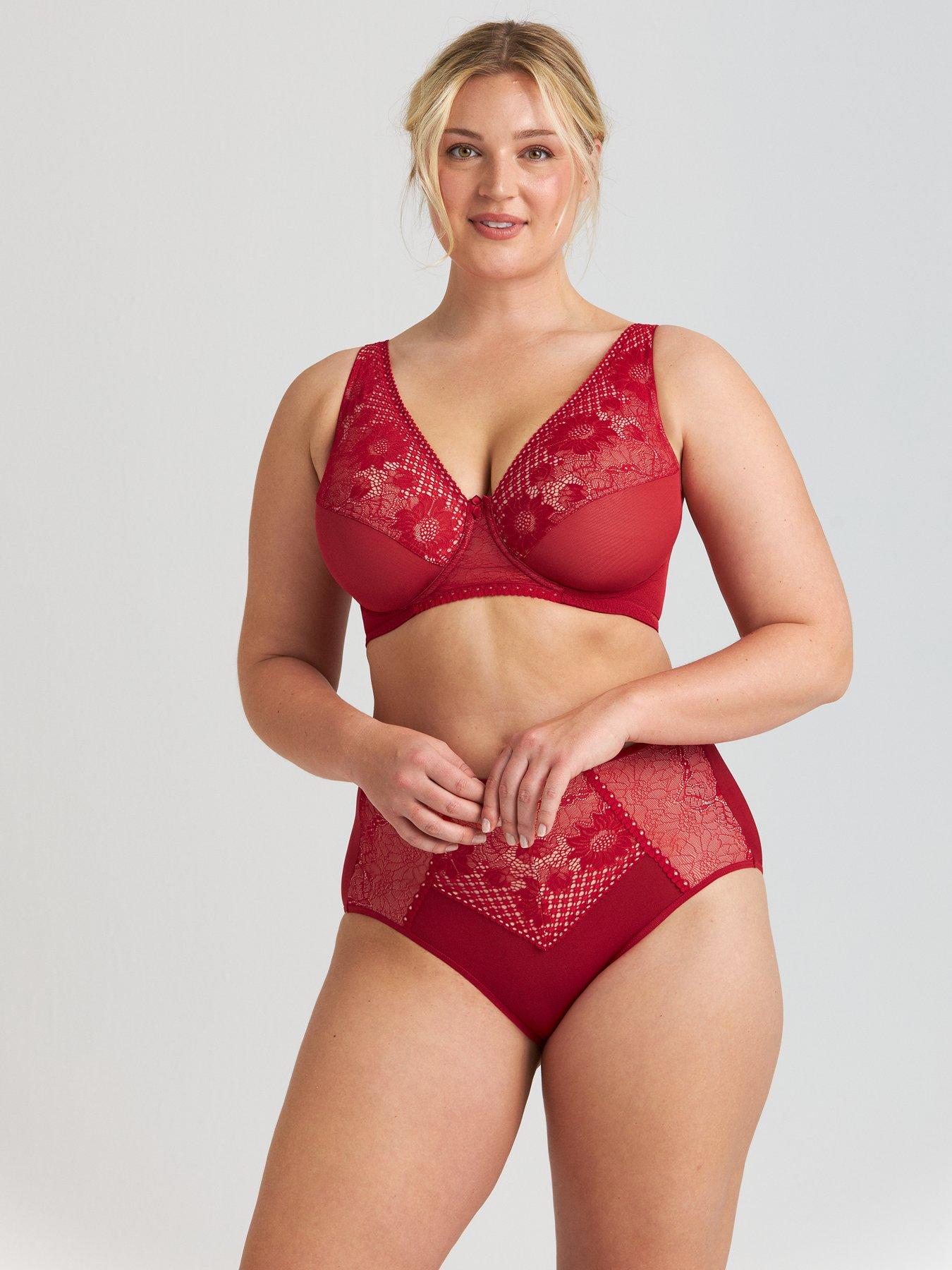 Miss Mary of Sweden Miss Mary Of Sweden Lace Charm Underwired Bra - English Red