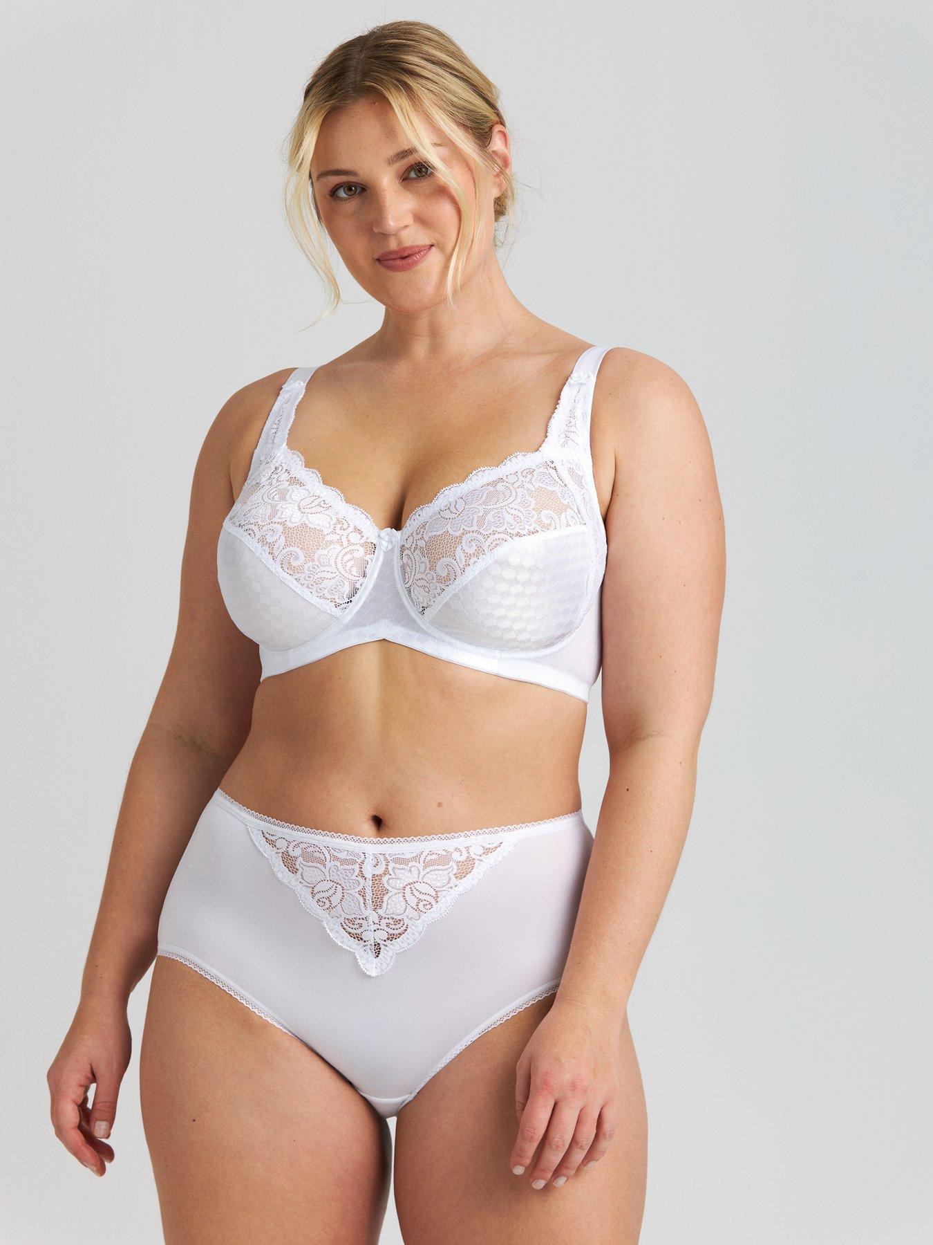 Miss Mary of Sweden Sparkle Underwired Bra - White
