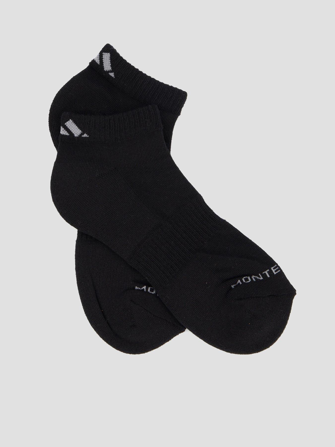 Image 2 of 3 of Monterrain Mens Form Core Crew Socks 3x Pack - Black