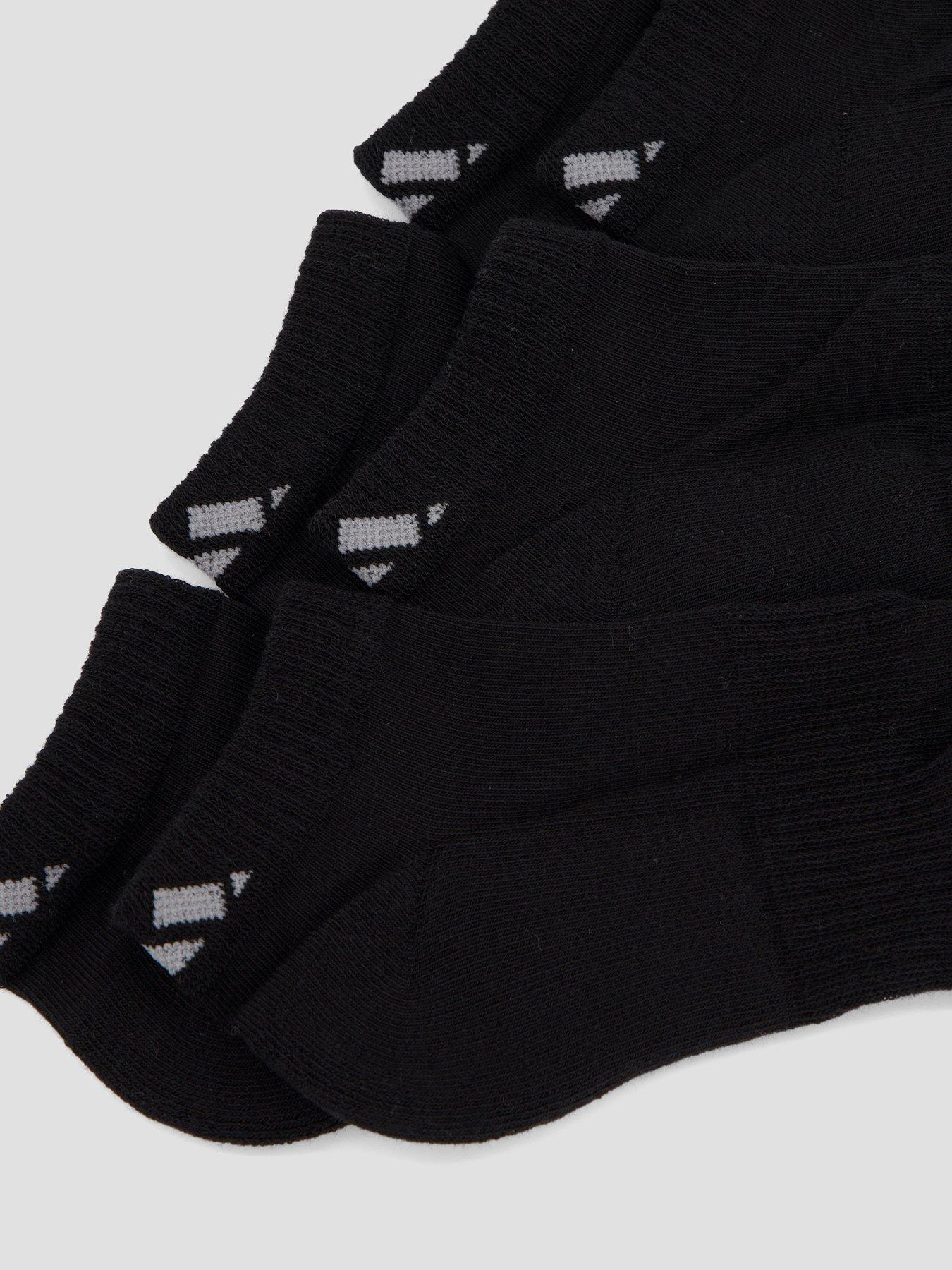 Image 3 of 3 of Monterrain Mens Form Core Crew Socks 3x Pack - Black