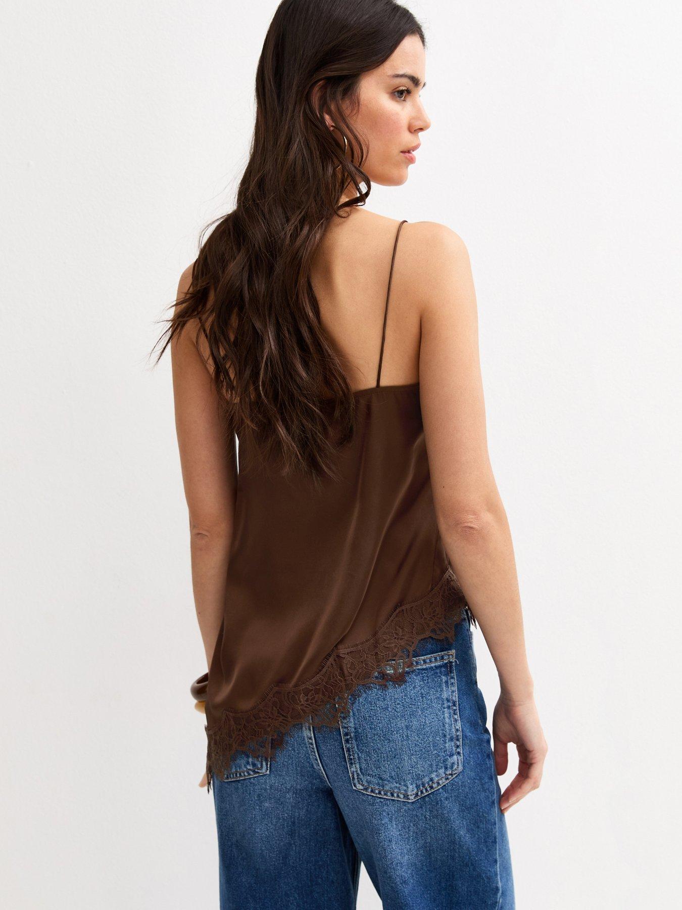 new-look-satin-asymmetric-lace-hem-cami-top-dark-brownstillFront