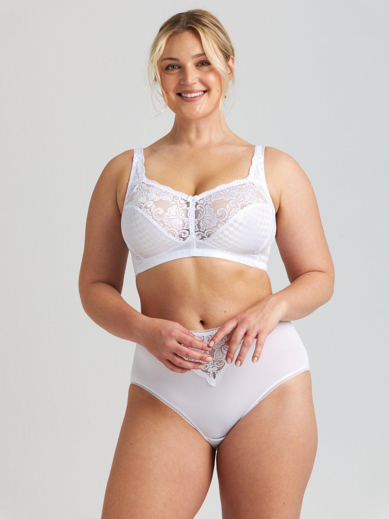 Miss Mary of Sweden Miss Mary Of Sweden Sparkle Bra Non-wired Bra - White