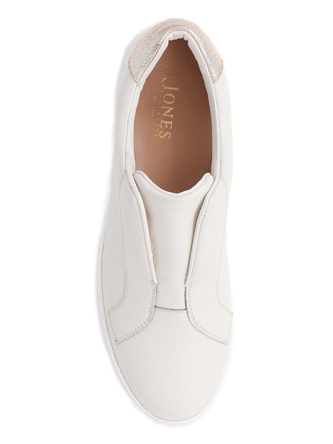 Image 4 of 5 of Jones Bootmaker Fernanda Low Trainer - White