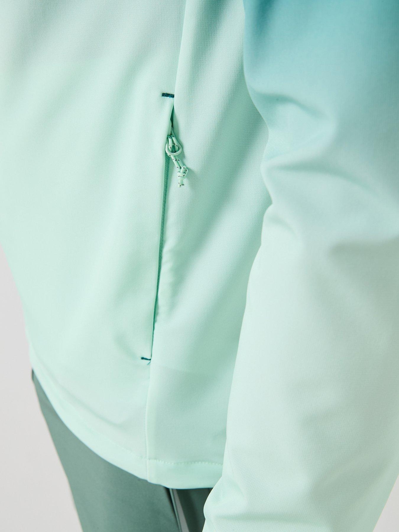 Image 5 of 6 of Monterrain Mens Distance Ombre Hooded Jacket - Green