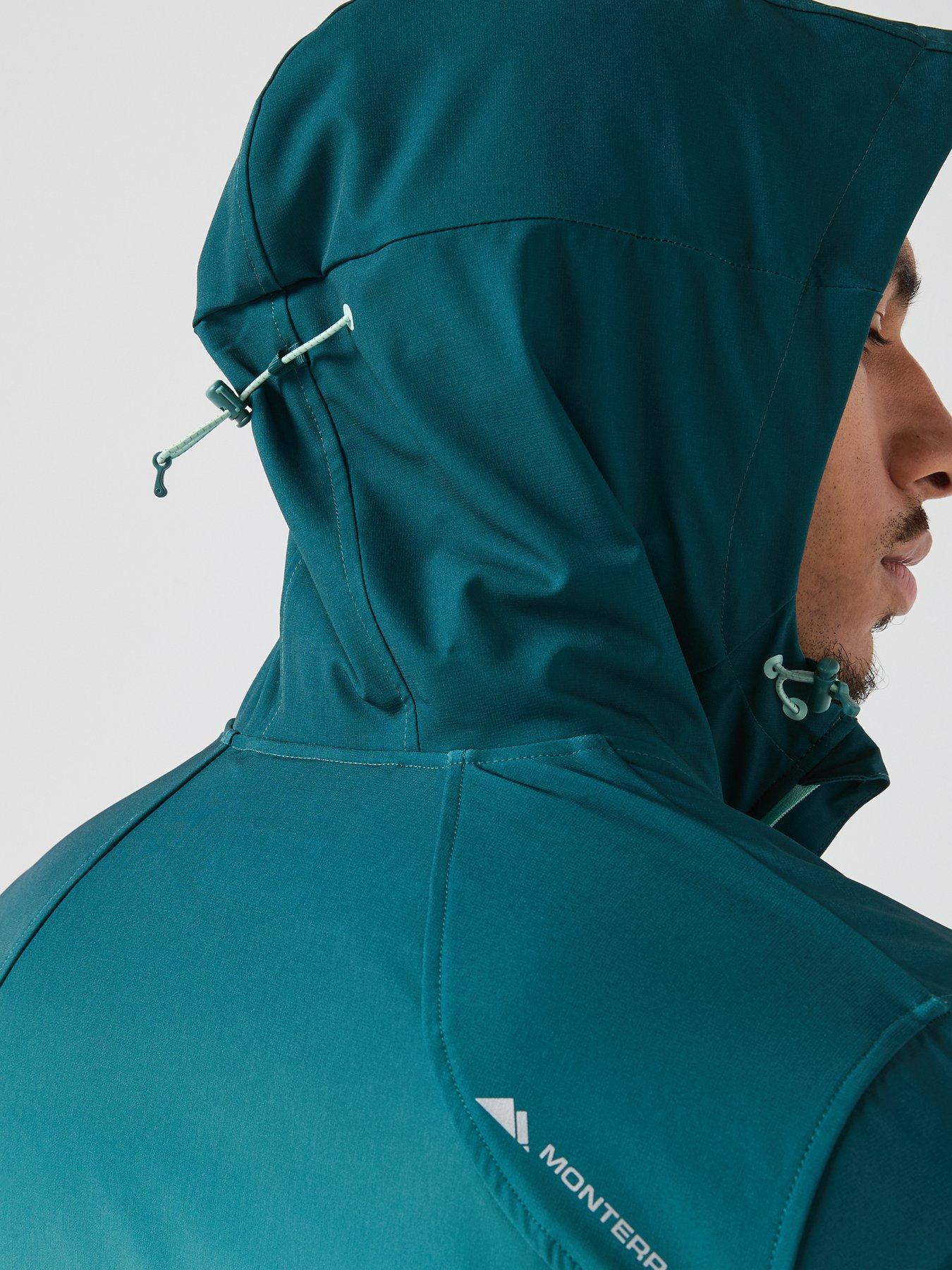 Image 6 of 6 of Monterrain Mens Distance Ombre Hooded Jacket - Green