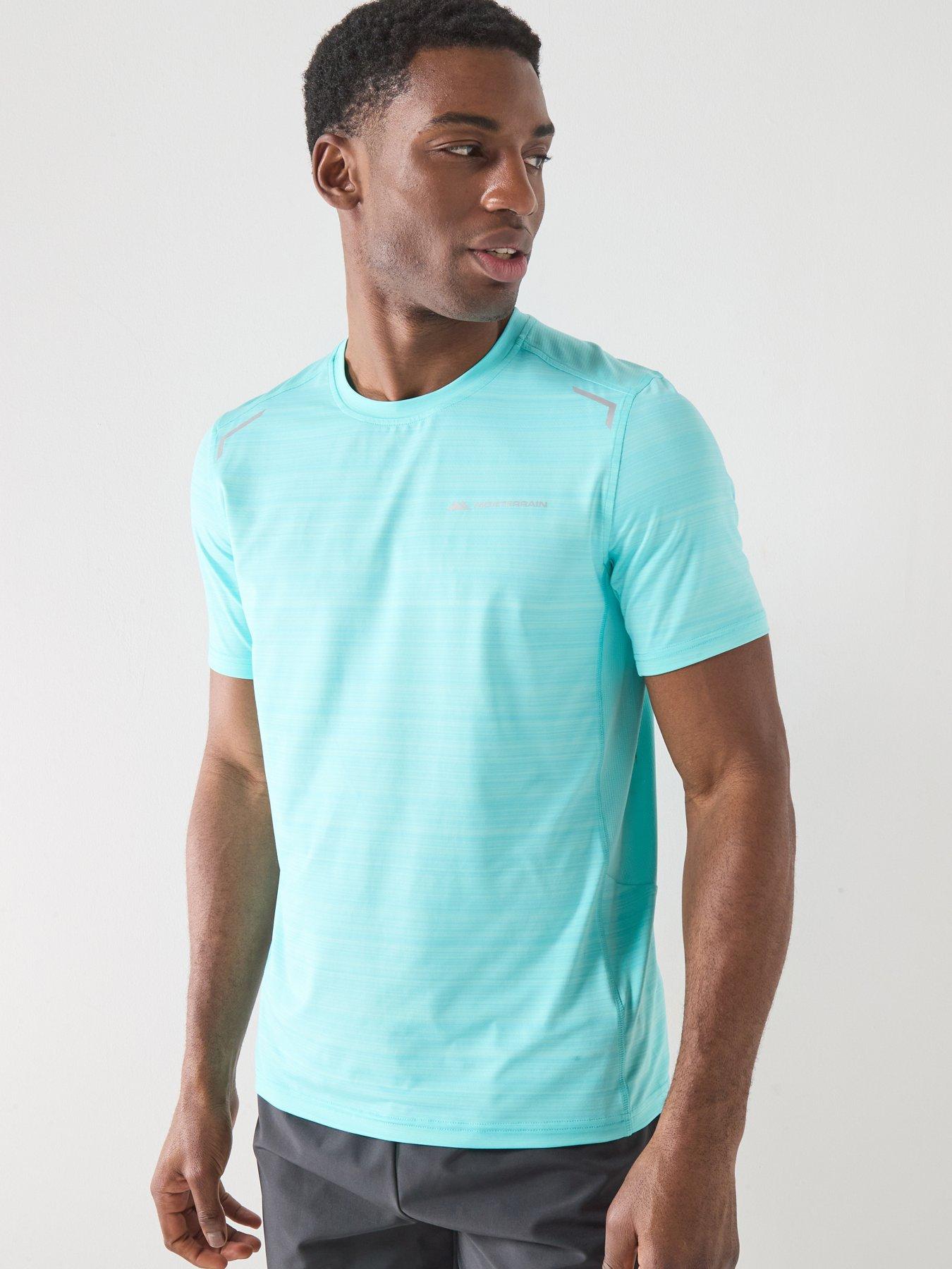 Image 1 of 6 of Monterrain Mens Lyder Space T-Shirt - Blue